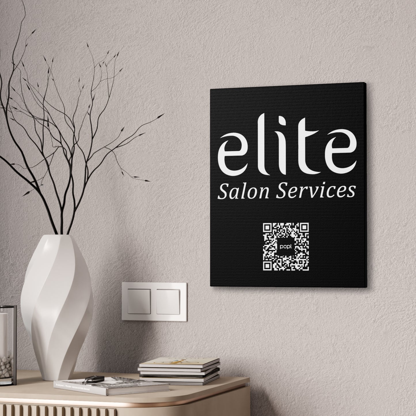 Elite Salon Services Custom - Canvas Stretched (0.75")