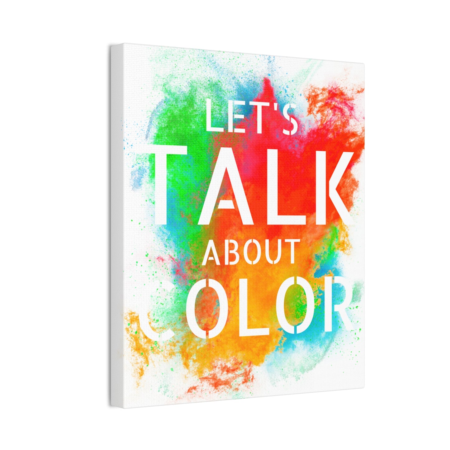 Lets Talk About Color 3 - Canvas Stretched (0.75")