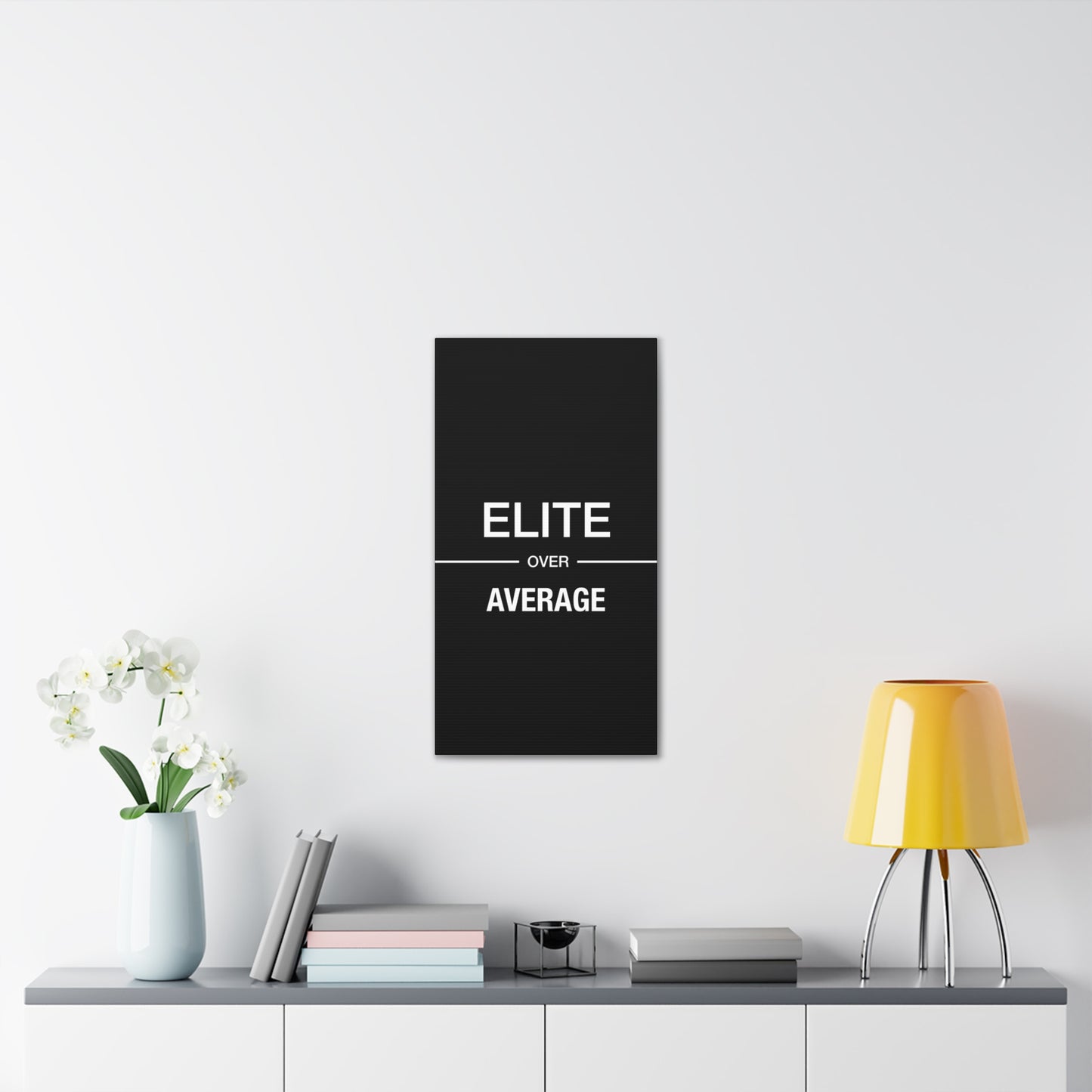 Elite Over Average - Canvas Stretched (0.75")