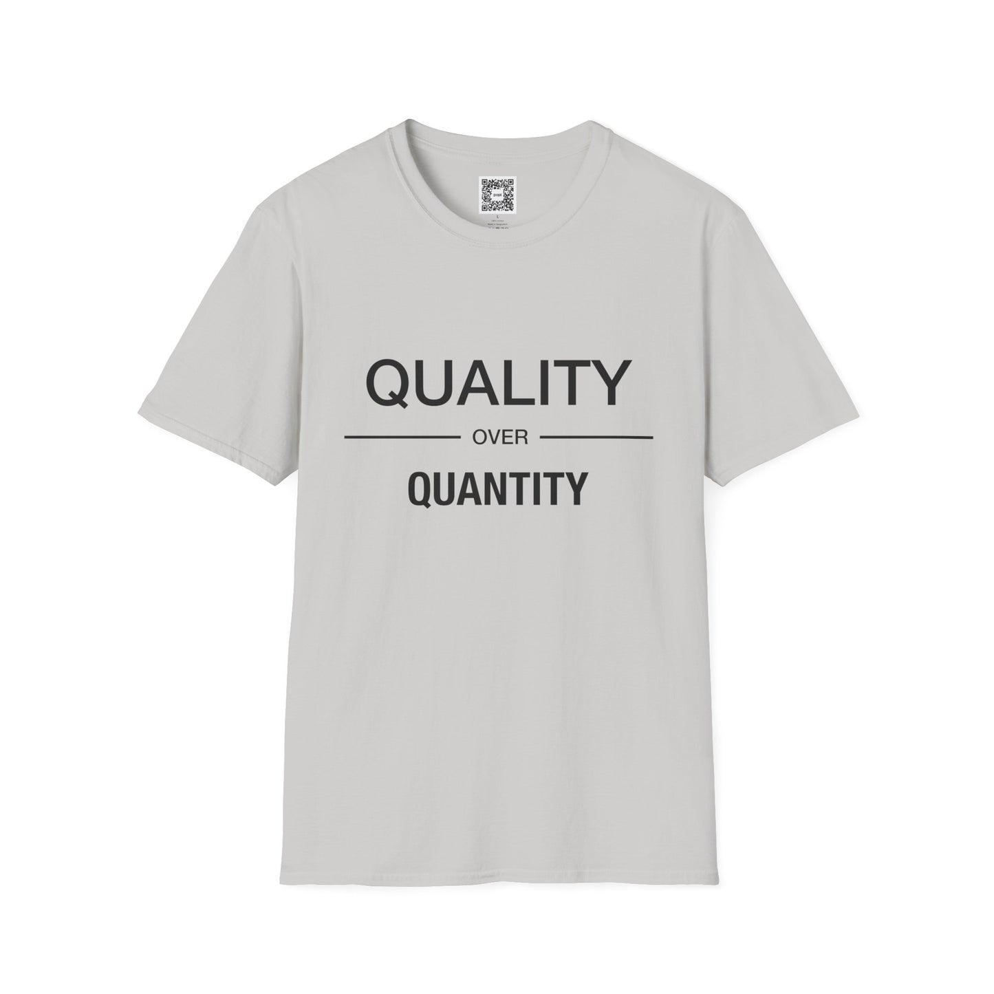 Quality Over Quantity Unisex Softstyle T-Shirt