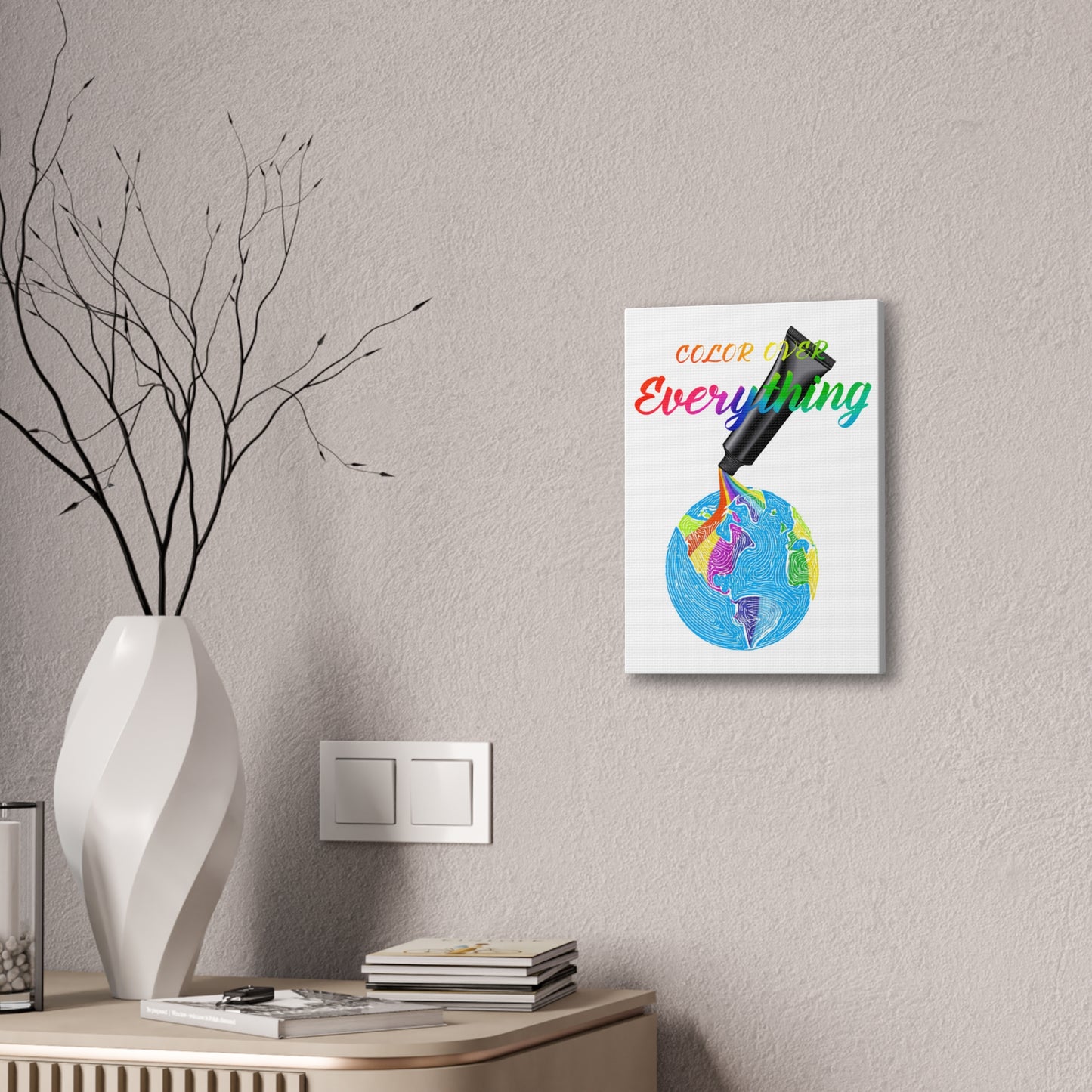 Color Over Everything - Canvas Stretched (0.75")
