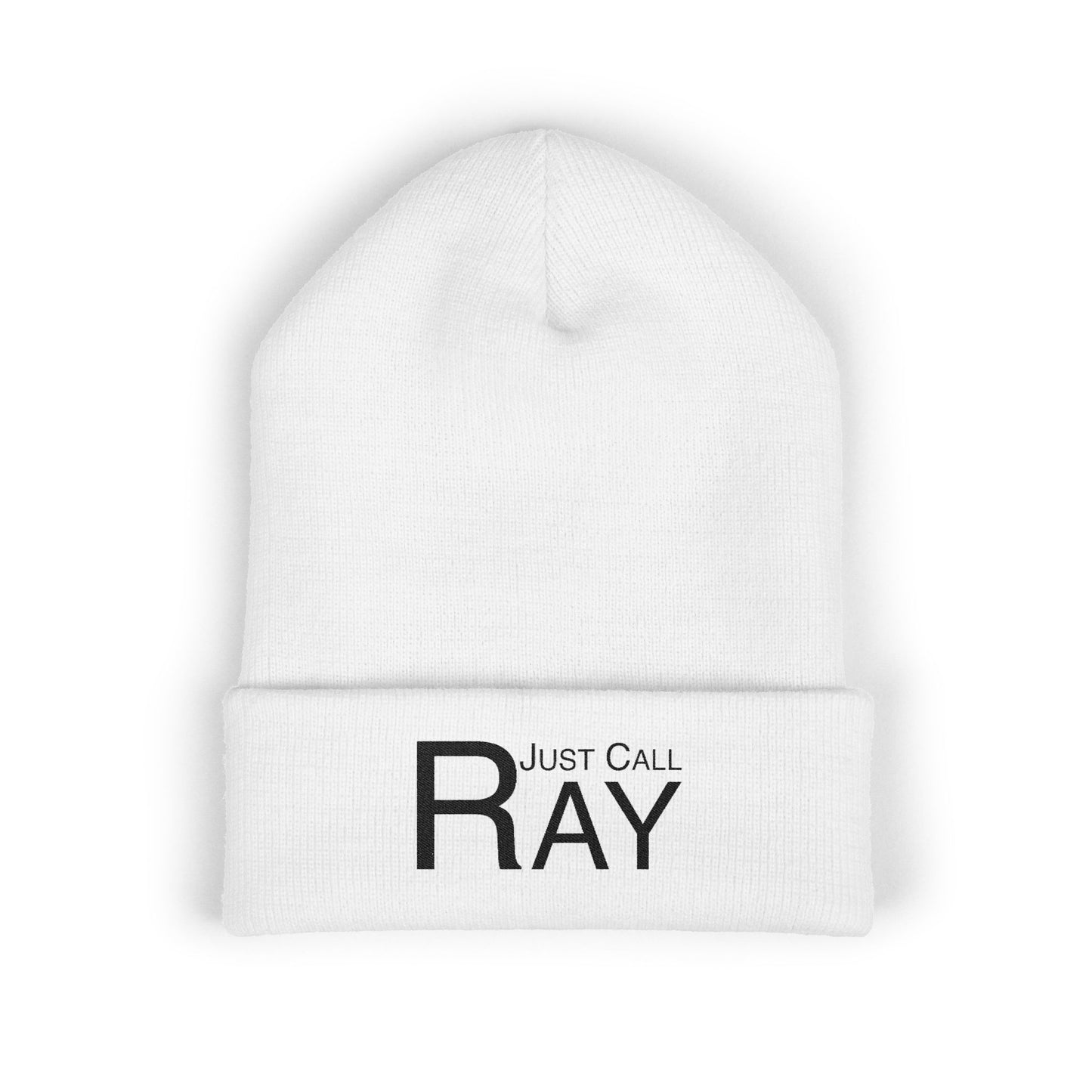 Embroidered 'Ray' Classic Cuffed Beanie — Cozy Winter Hat for Outdoor & Casual Wear