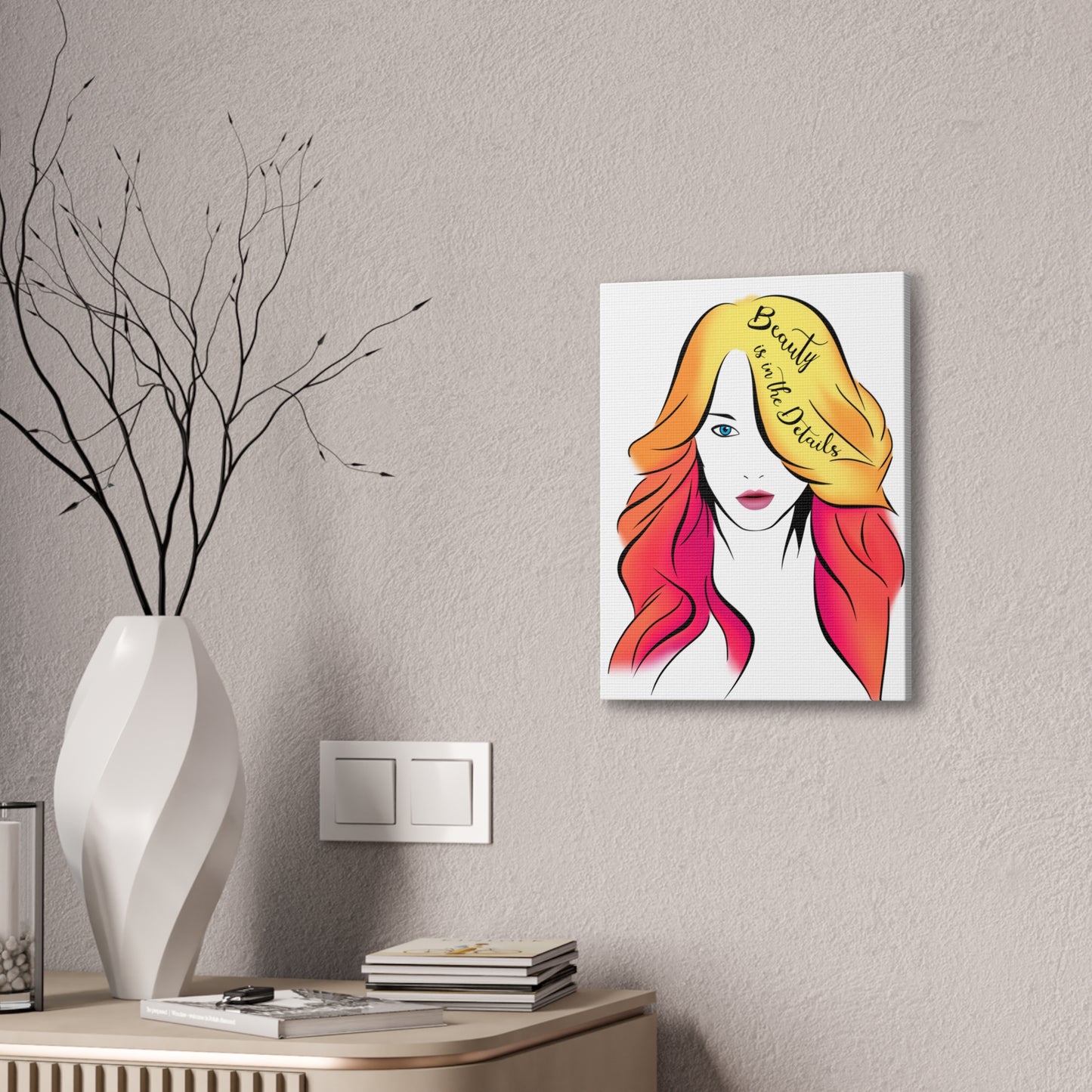 Beauty Is In The Details - Canvas Stretched (0.75")