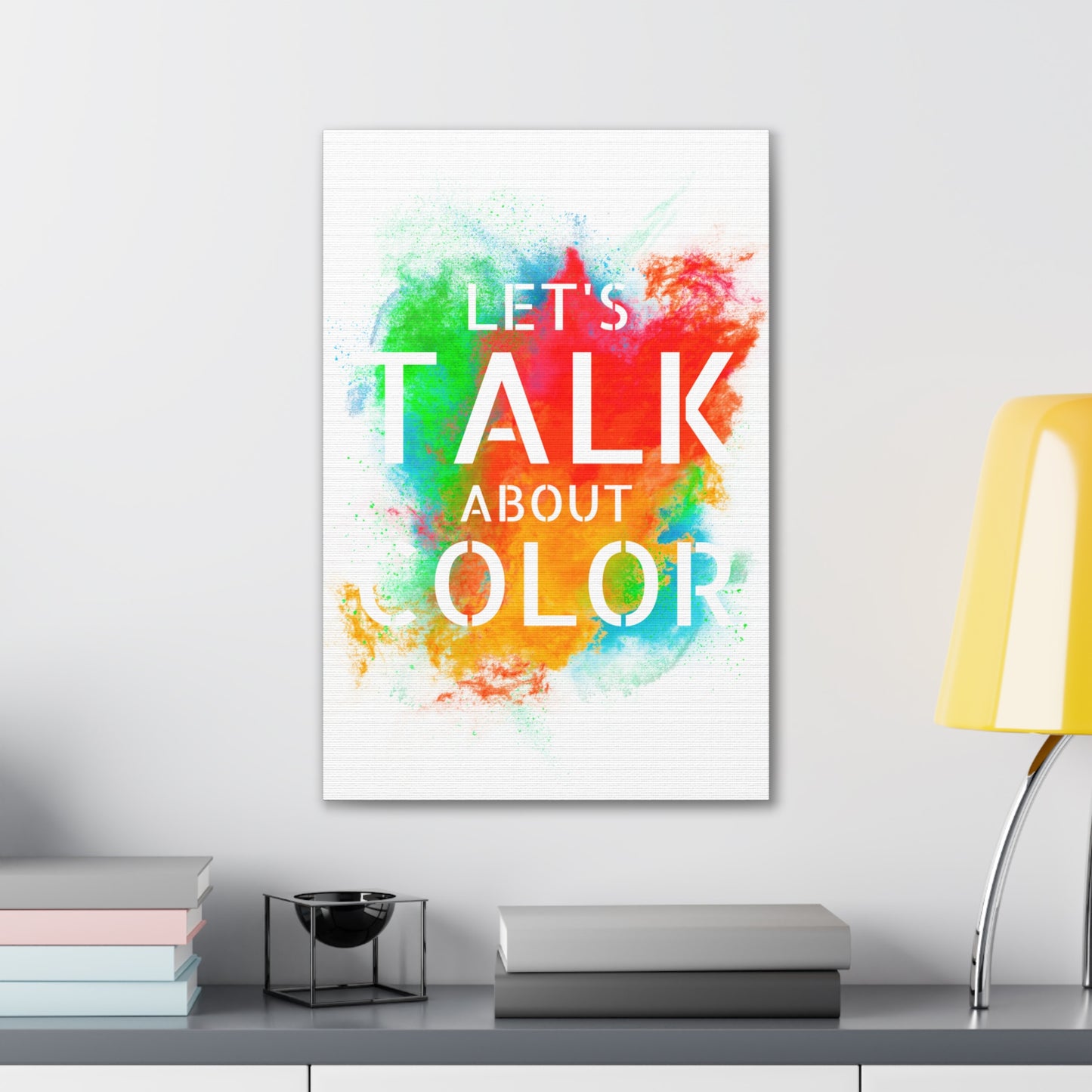 Lets Talk About Color 3 - Canvas Stretched (0.75")