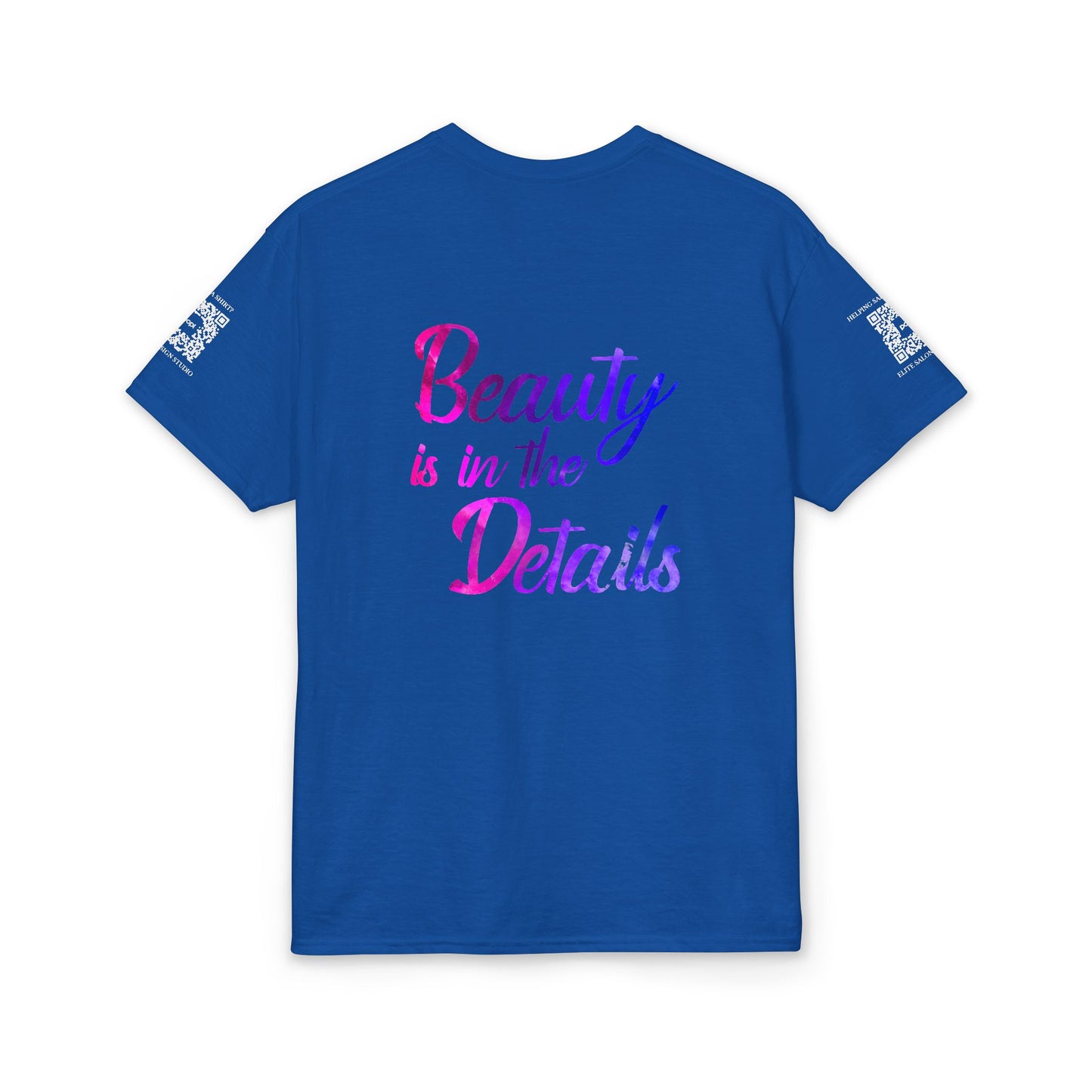 Elite Salon Services (Staff Tee) - Beauty Is In The Details T-Shirt (Colorway 2)