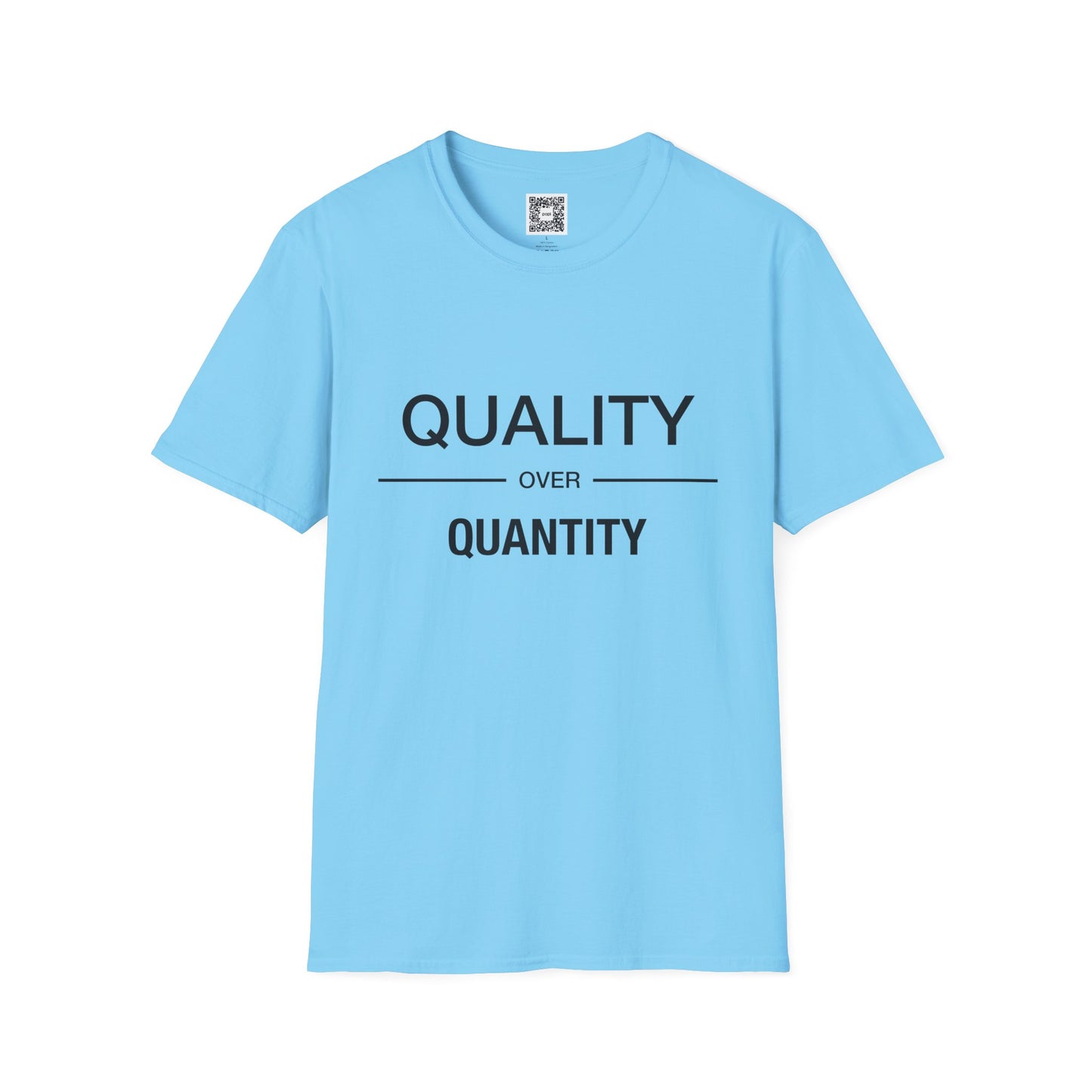 Quality Over Quantity Unisex Softstyle T-Shirt