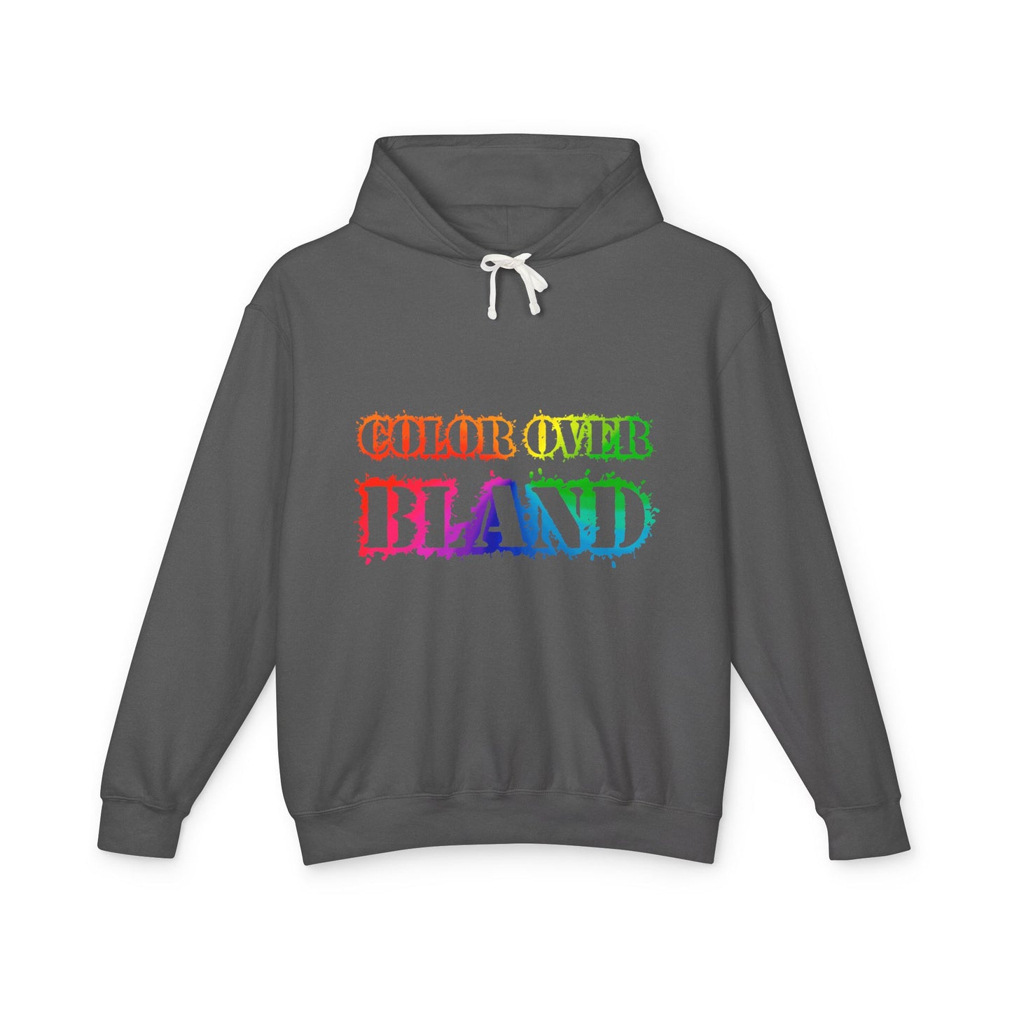 Color Over Bland (Colorway 1) Lightweight Hooded Sweatshirt