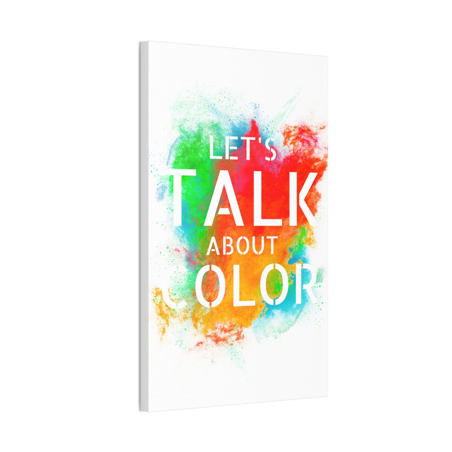Lets Talk About Color 3 - Canvas Stretched (0.75")