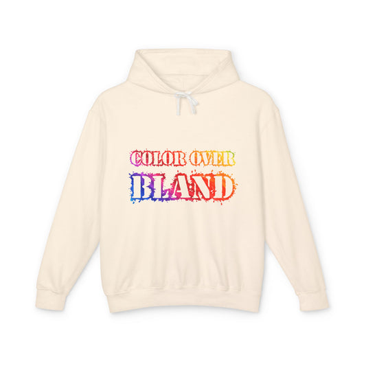 Color Over Bland (Colorway 2) Lightweight Hooded Sweatshirt