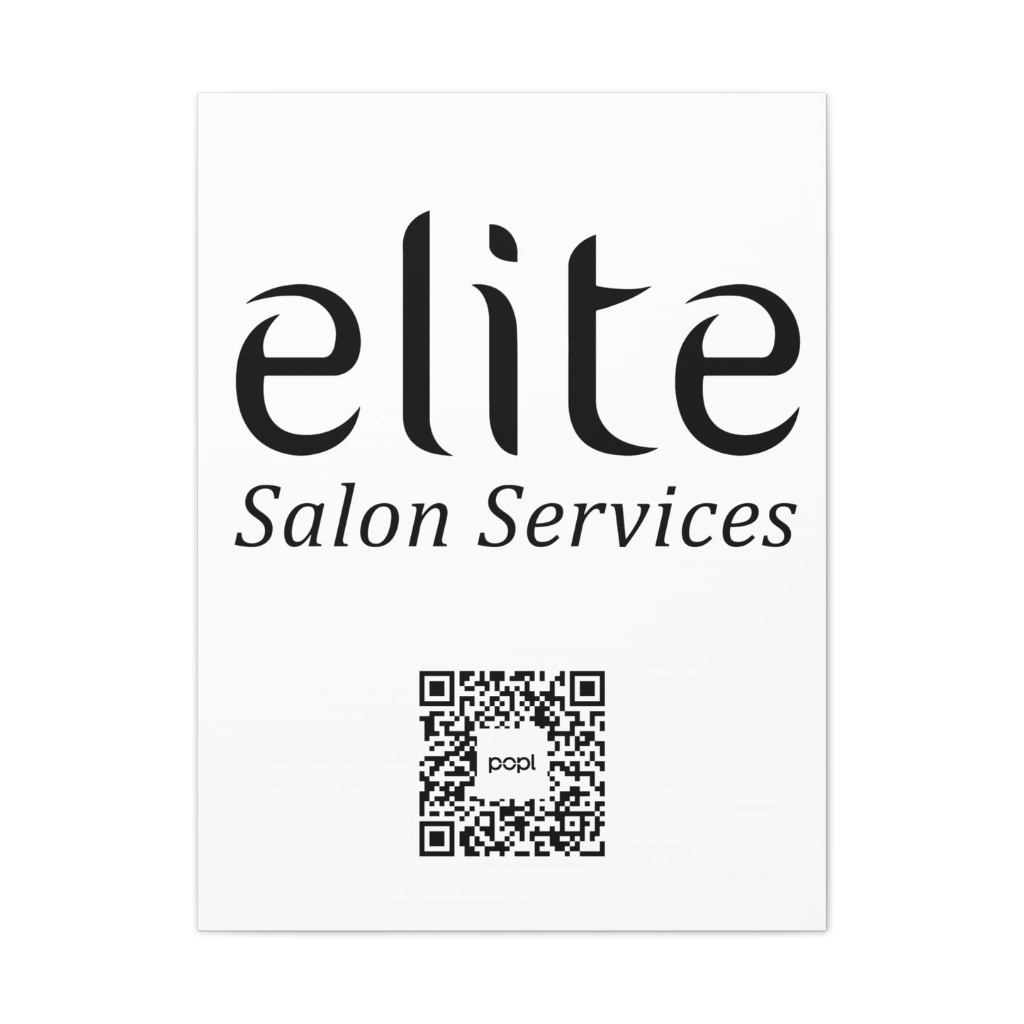 Elite Salon Services Custom - Canvas Stretched (0.75")