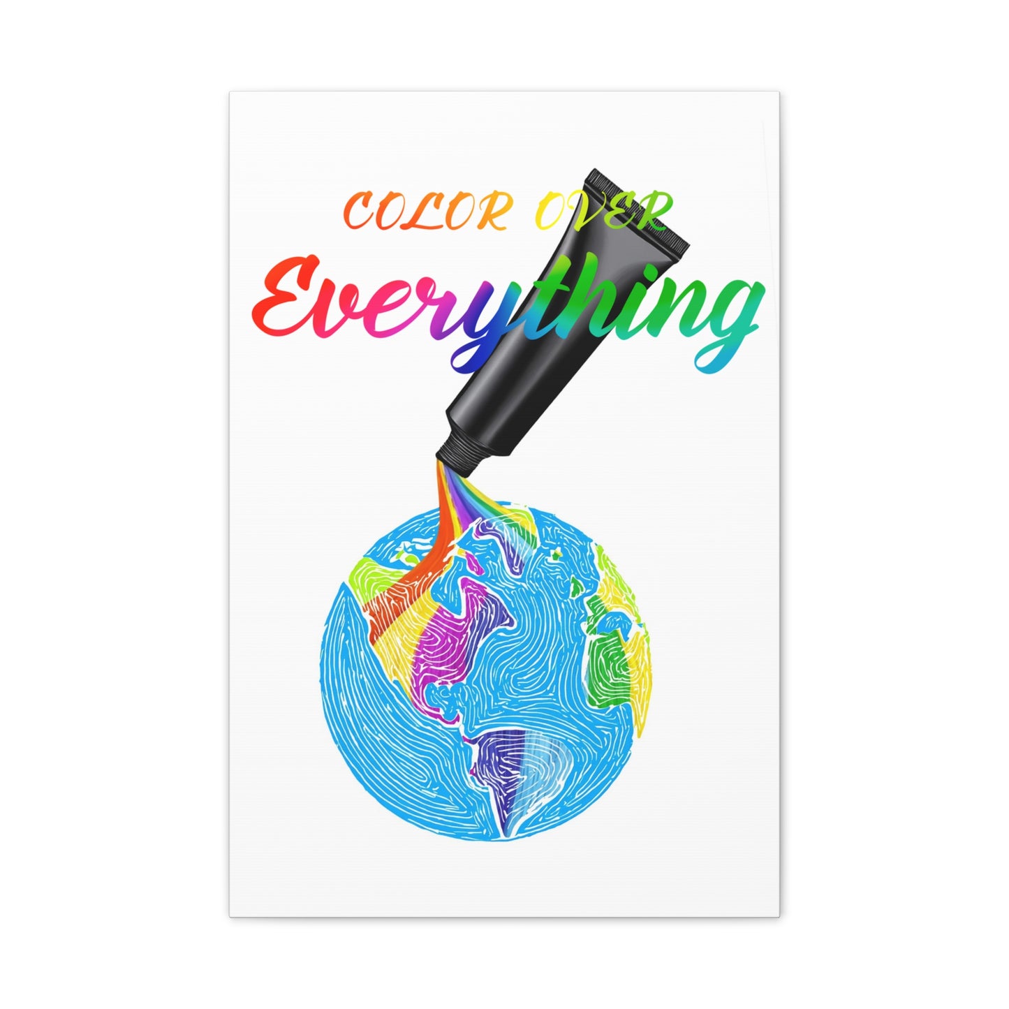 Color Over Everything - Canvas Stretched (0.75")