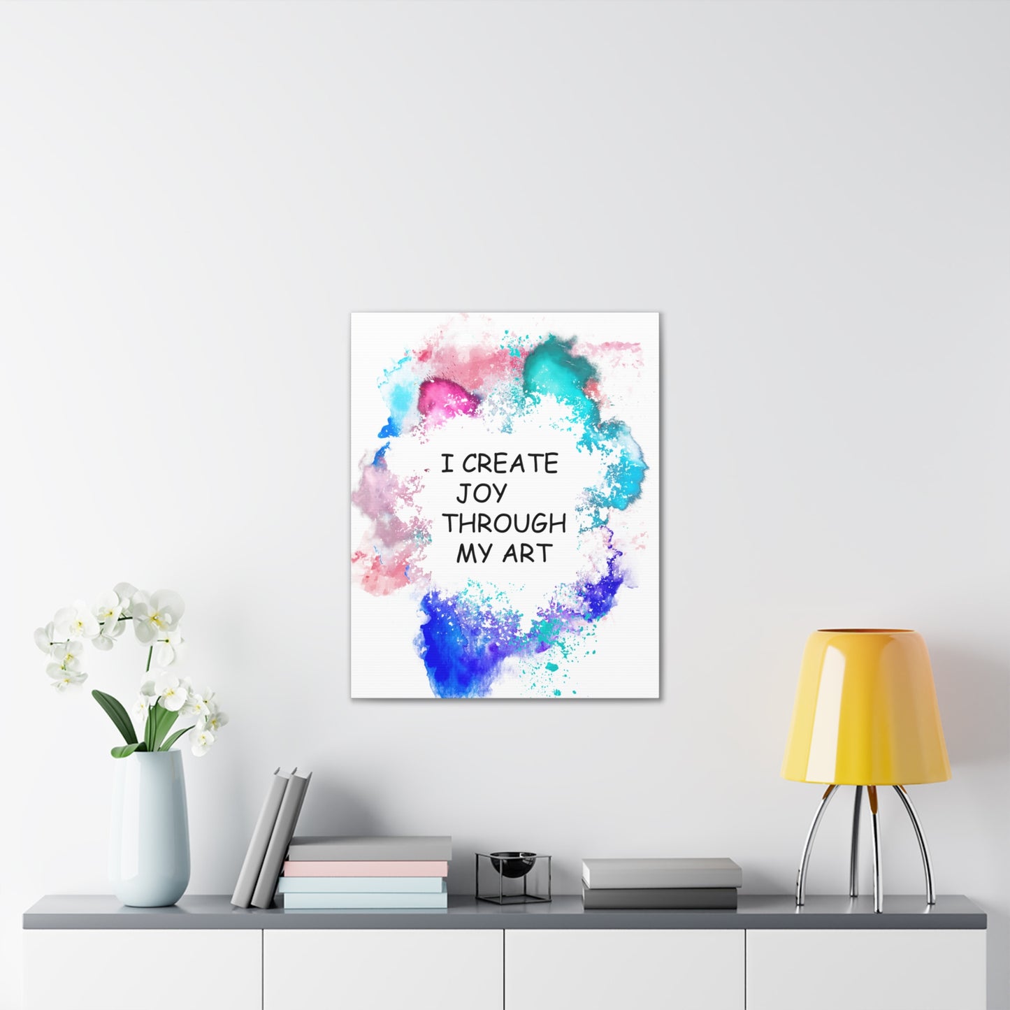 I Create Joy Through My Art - Canvas Stretched (0.75")