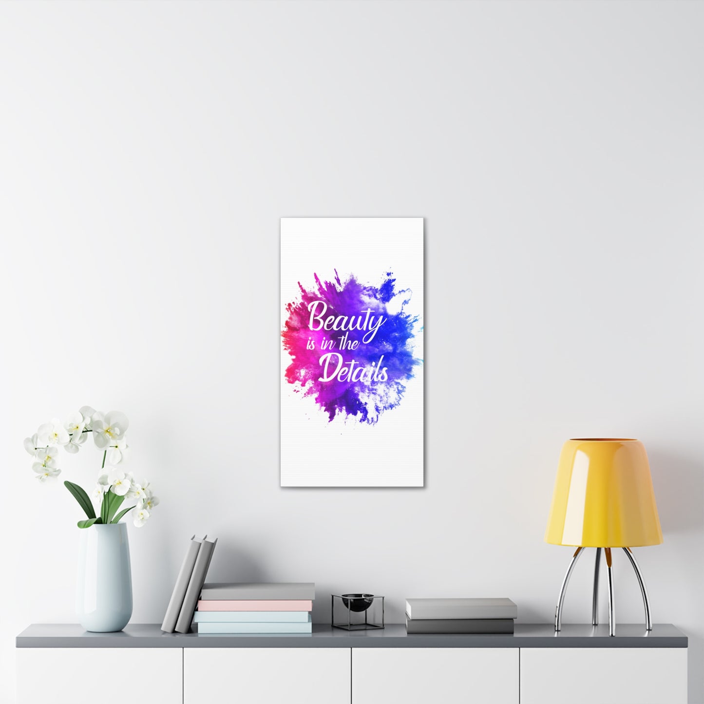 Beauty Is In The Details (Splash) - Canvas Stretched (0.75")