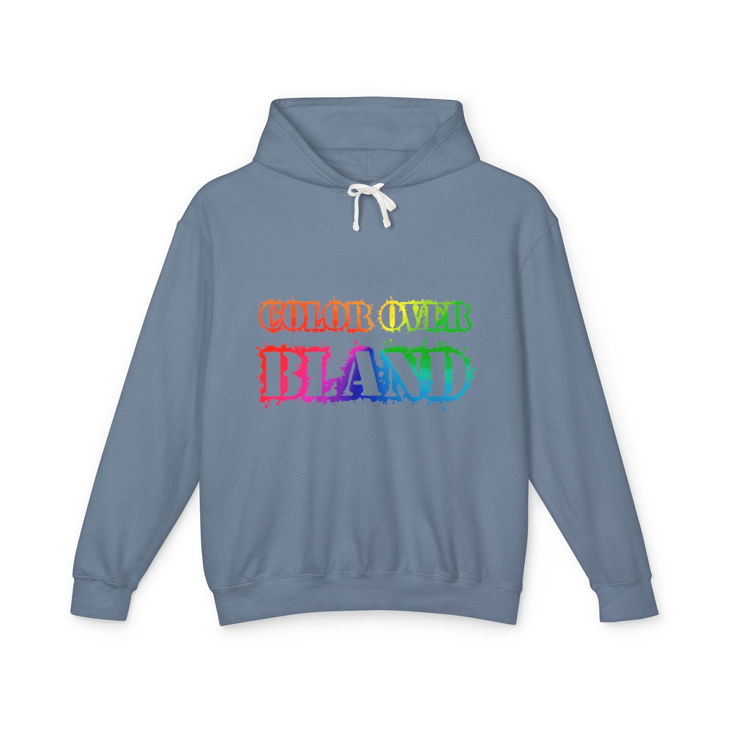 Color Over Bland (Colorway 1) Lightweight Hooded Sweatshirt