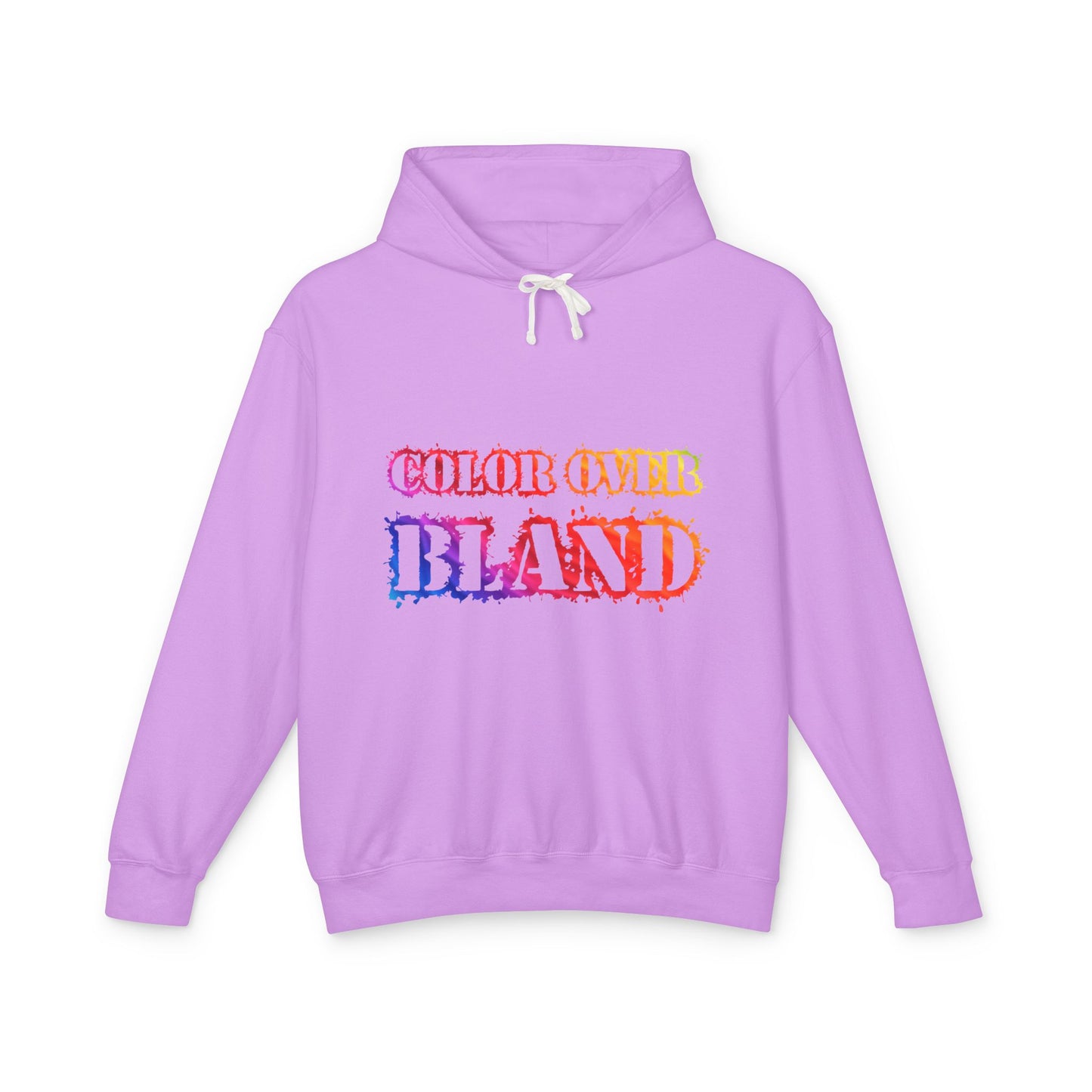 Color Over Bland (Colorway 2) Lightweight Hooded Sweatshirt