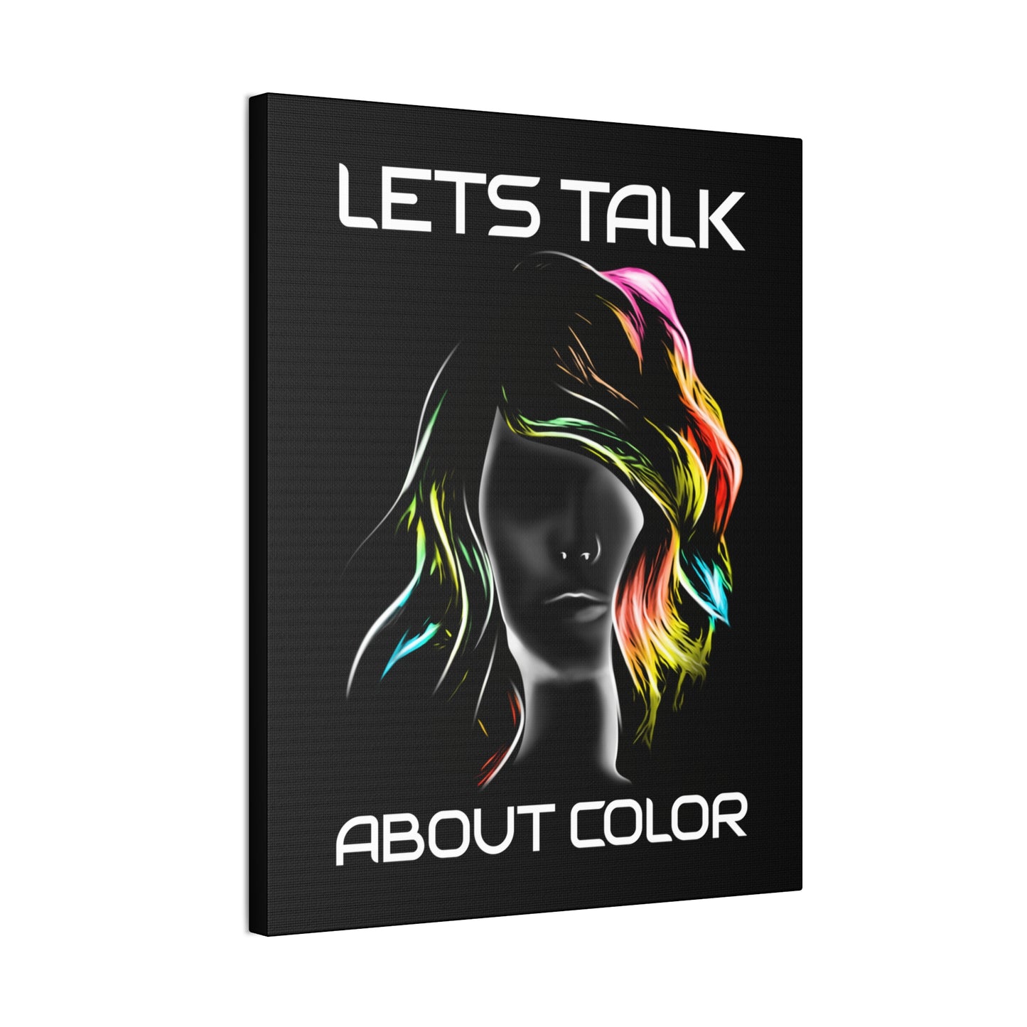 Lets Talk About Color - Canvas Stretched (0.75")