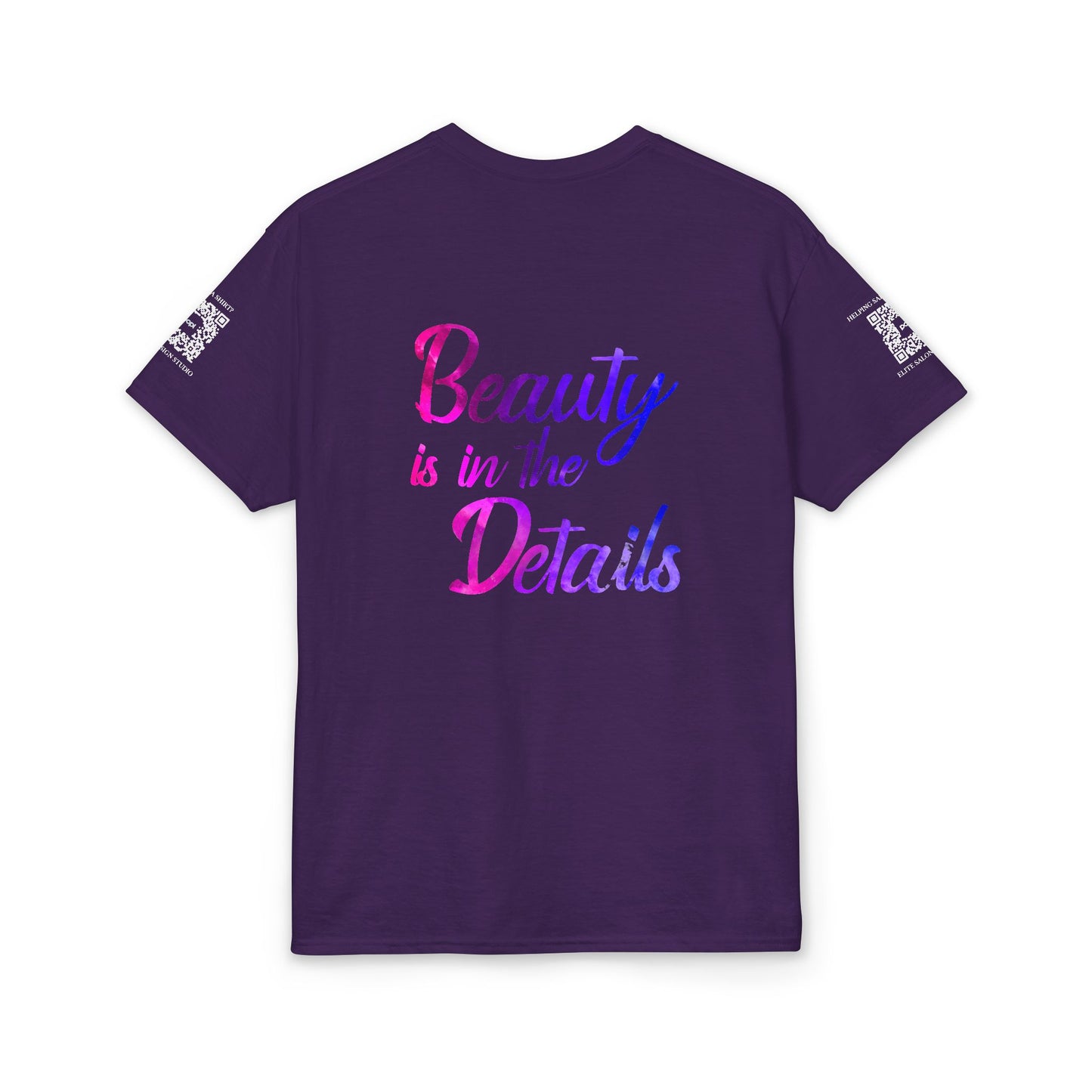 Elite Salon Services (Staff Tee) - Beauty Is In The Details T-Shirt (Colorway 2)