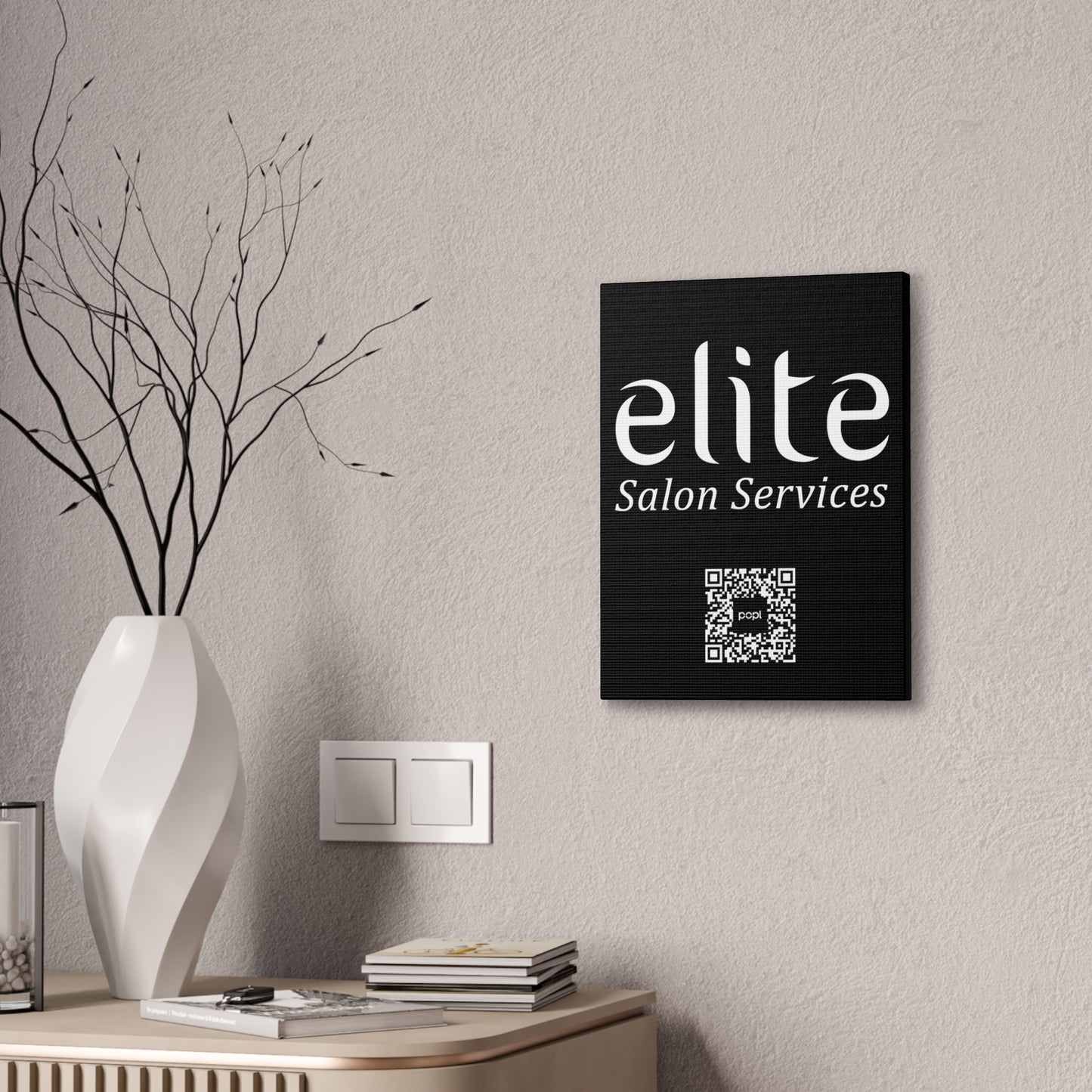 Elite Salon Services Custom - Canvas Stretched (0.75")