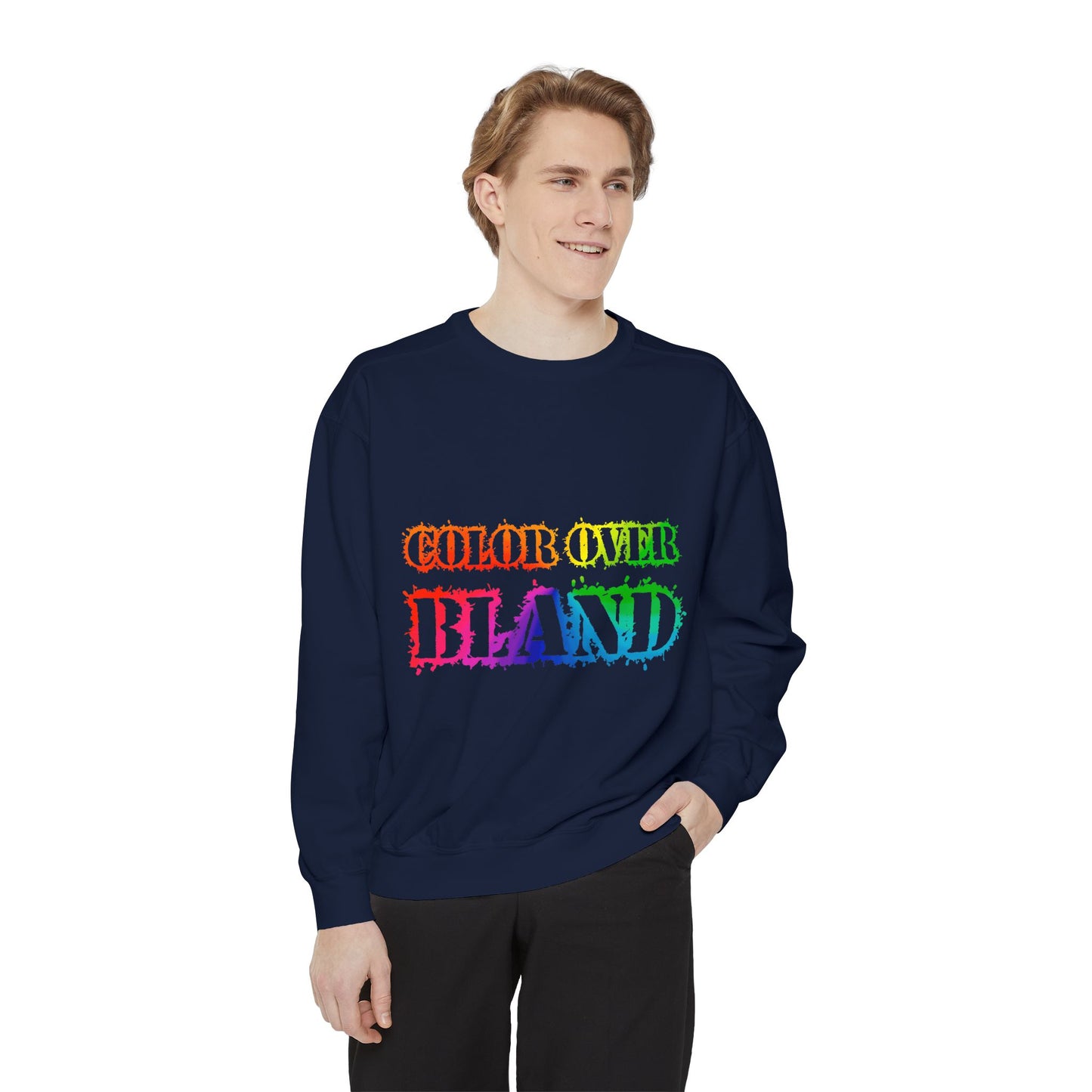 Color Over Bland Sweatshirt (Colorway 1)