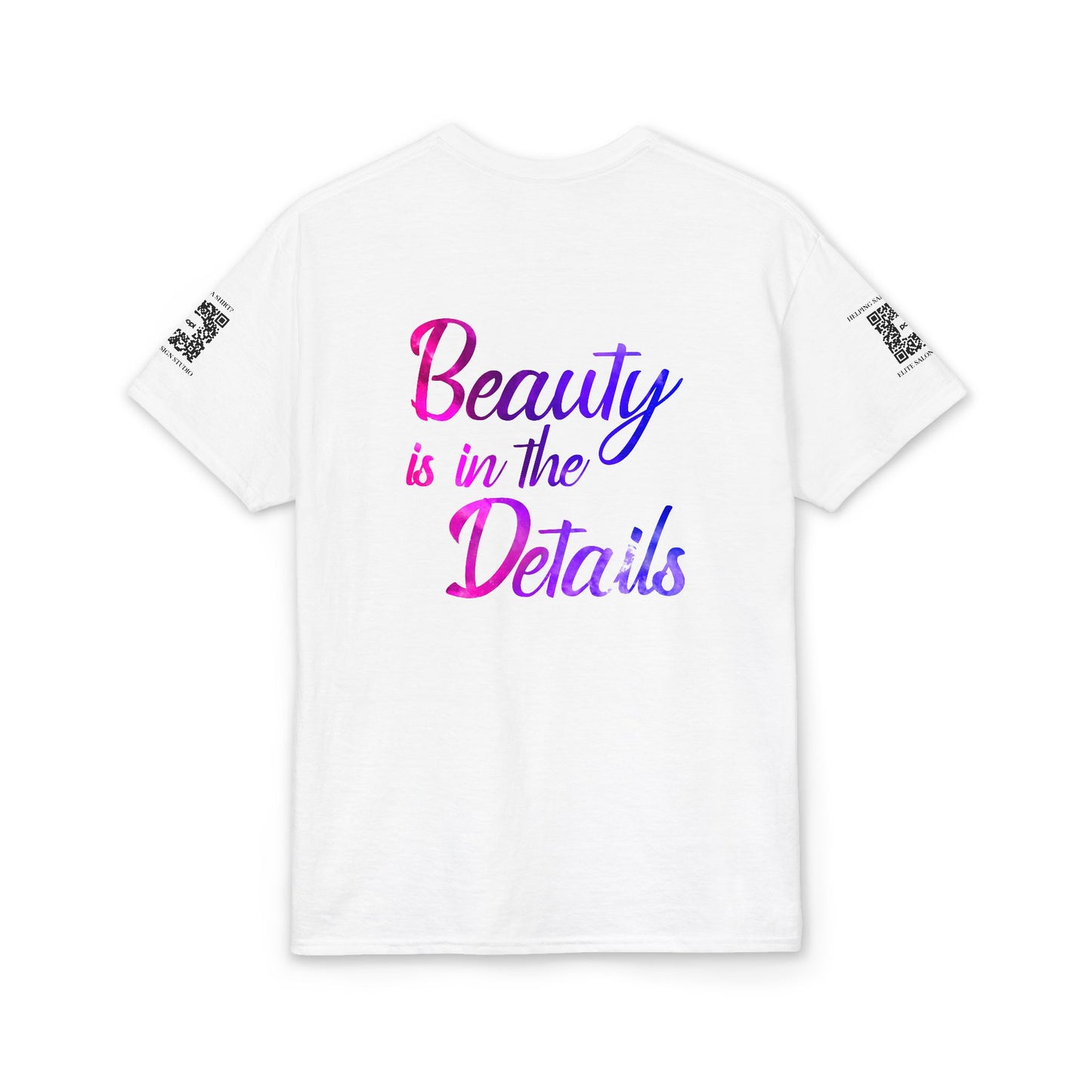 Elite Salon Services (Staff Tee) - Beauty Is In The Details T-Shirt (Colorway 3)