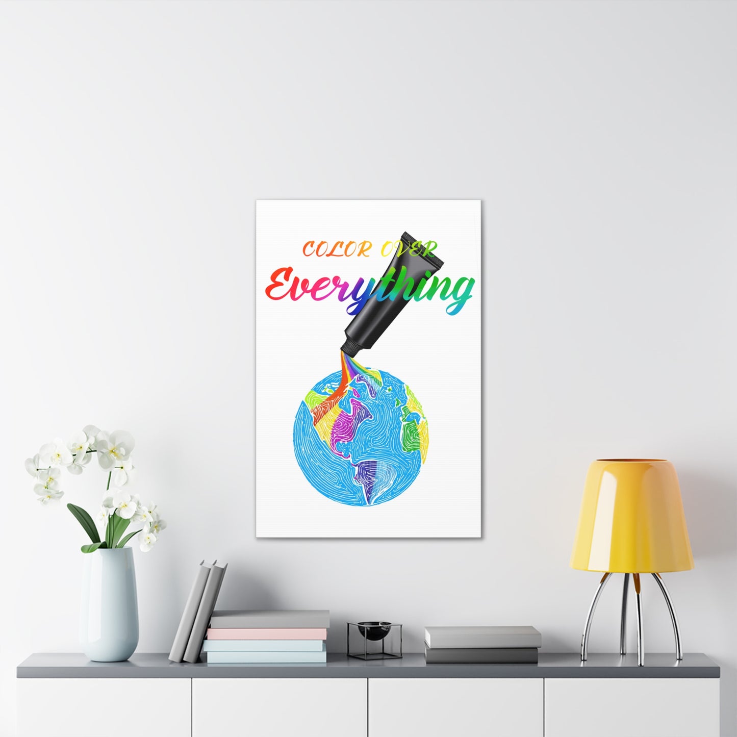 Color Over Everything - Canvas Stretched (0.75")