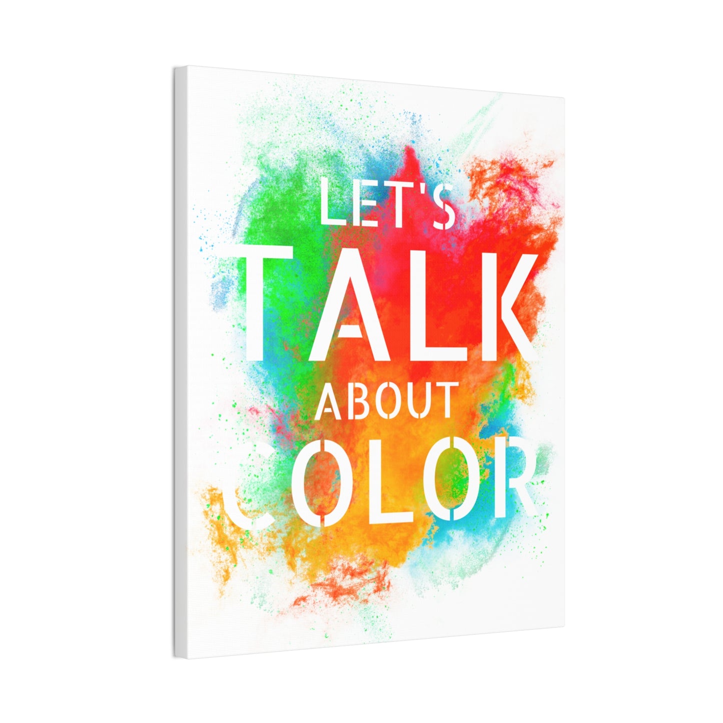 Lets Talk About Color 3 - Canvas Stretched (0.75")