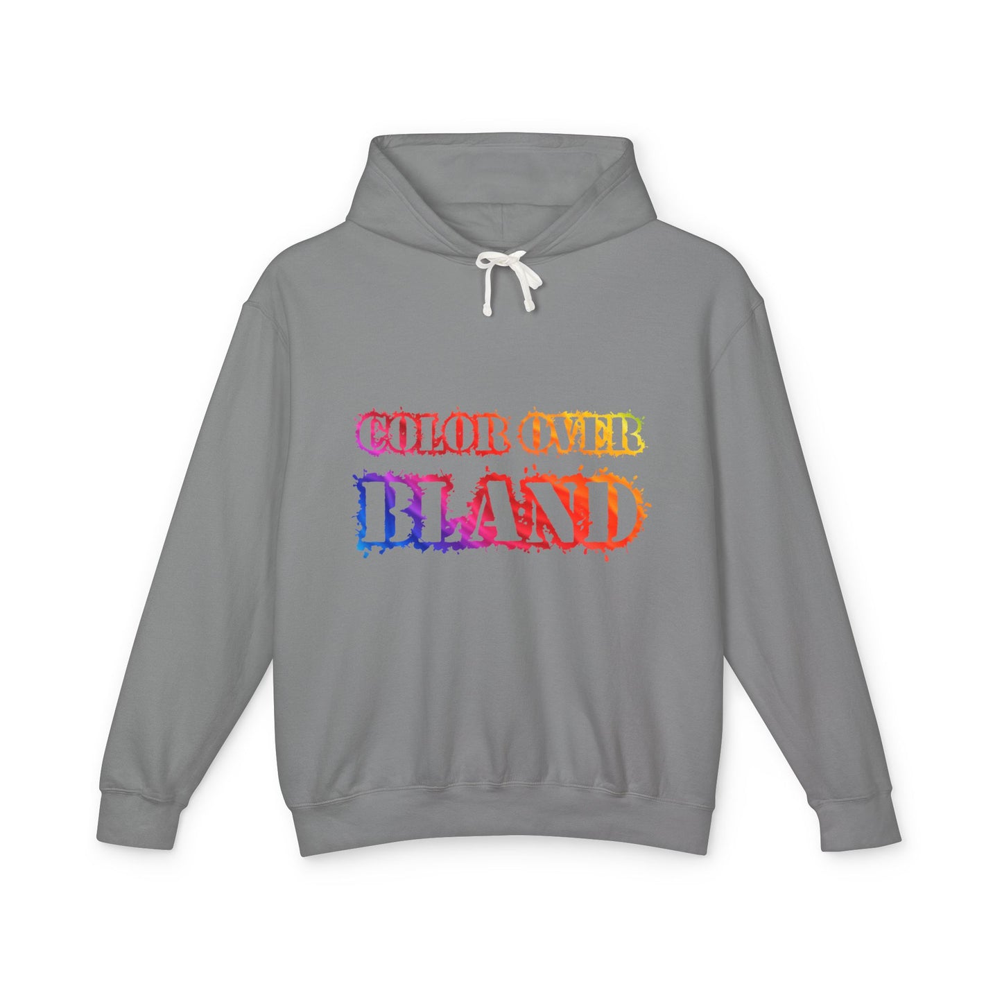 Color Over Bland (Colorway 2) Lightweight Hooded Sweatshirt