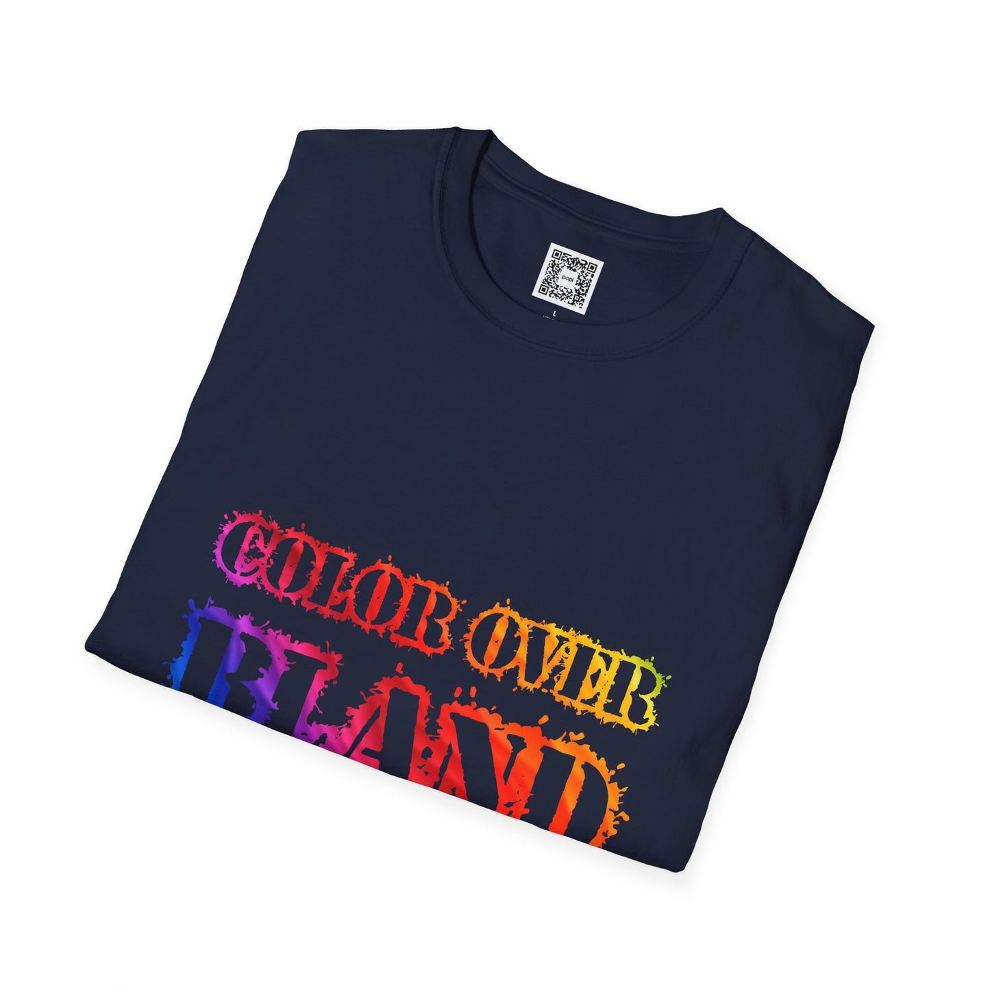Color Over Bland (Colorway 2) - Unisex Soft Style Tee