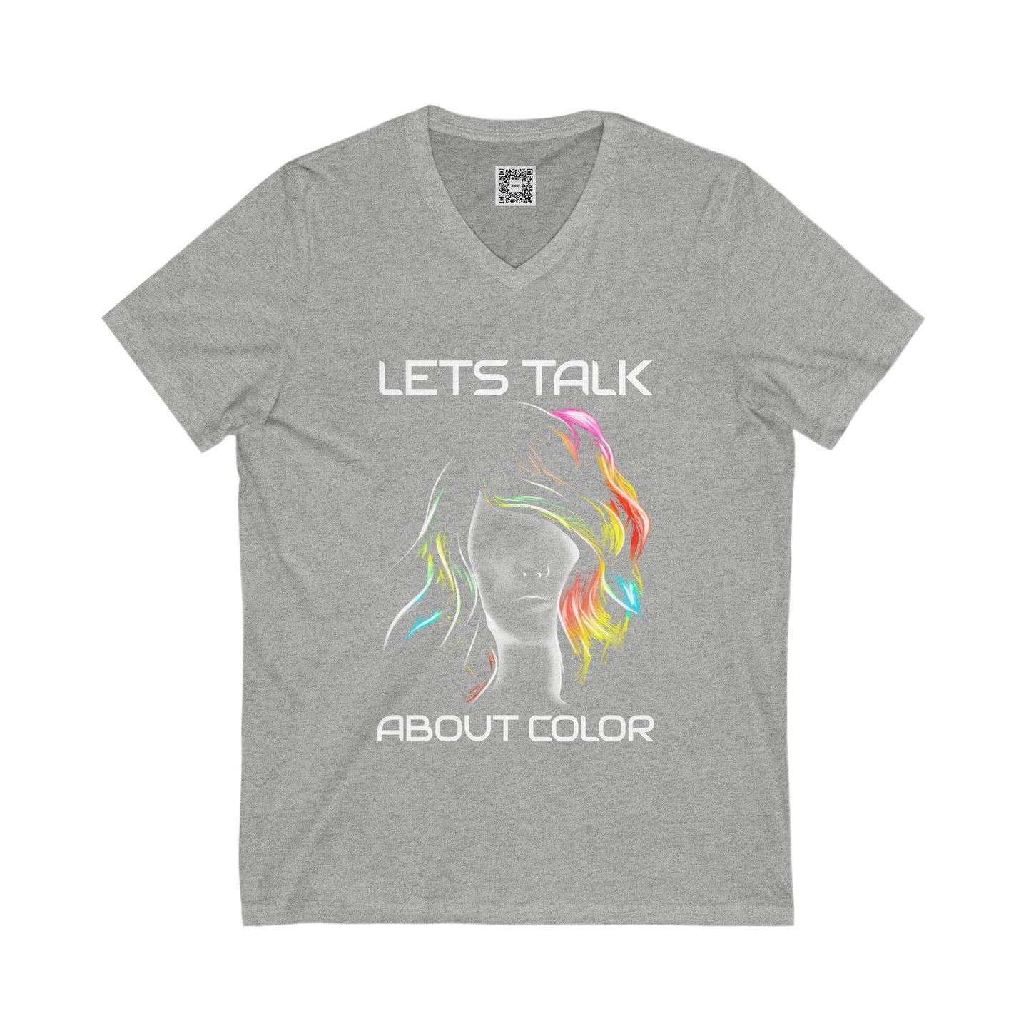 Lets Talk About Color (Men's V-Neck Tee)