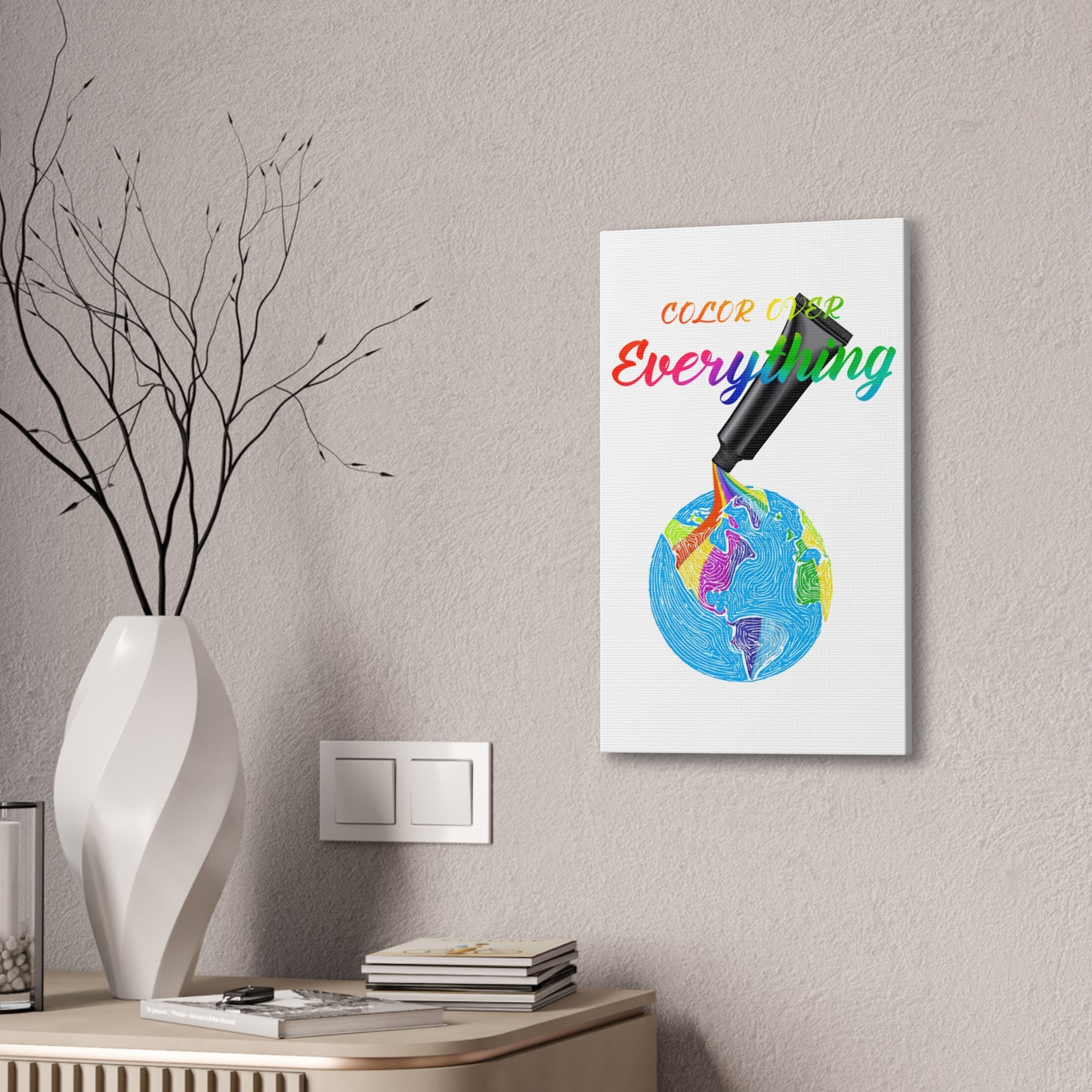 Color Over Everything - Canvas Stretched (0.75")