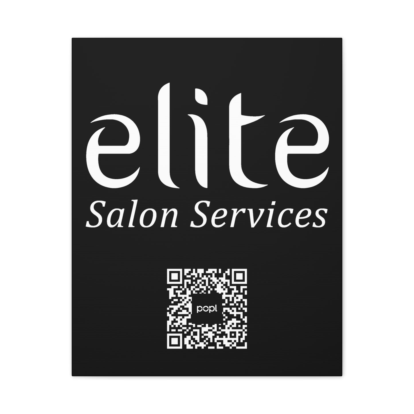 Elite Salon Services Custom - Canvas Stretched (0.75")