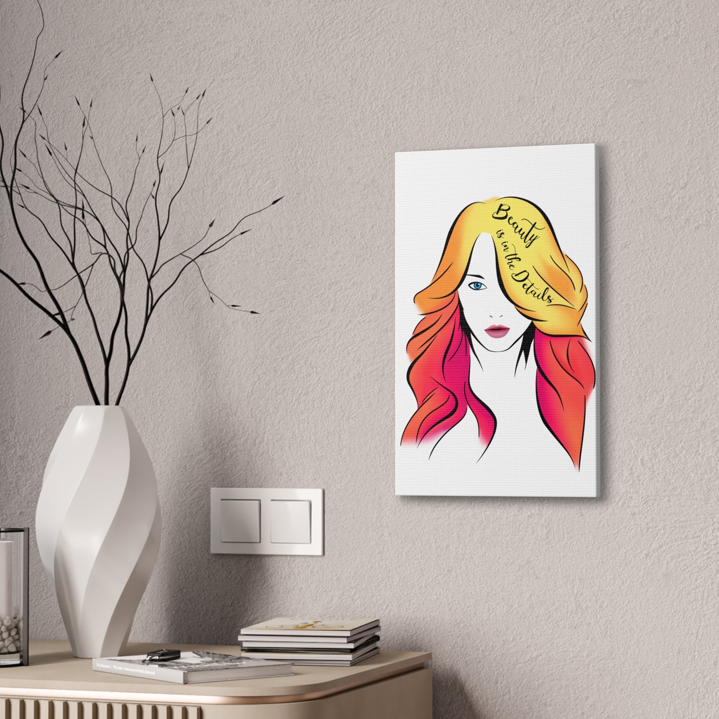Beauty Is In The Details - Canvas Stretched (0.75")