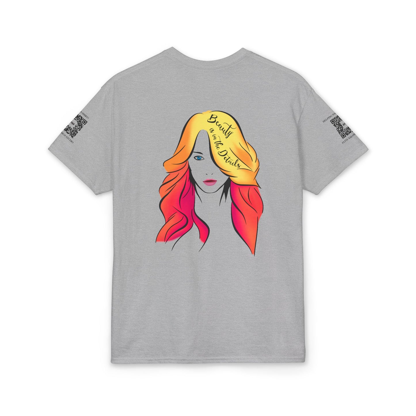 Elite Salon Services (Staff Tee) - Beauty Is In The Details T-Shirt (Colorway 5)