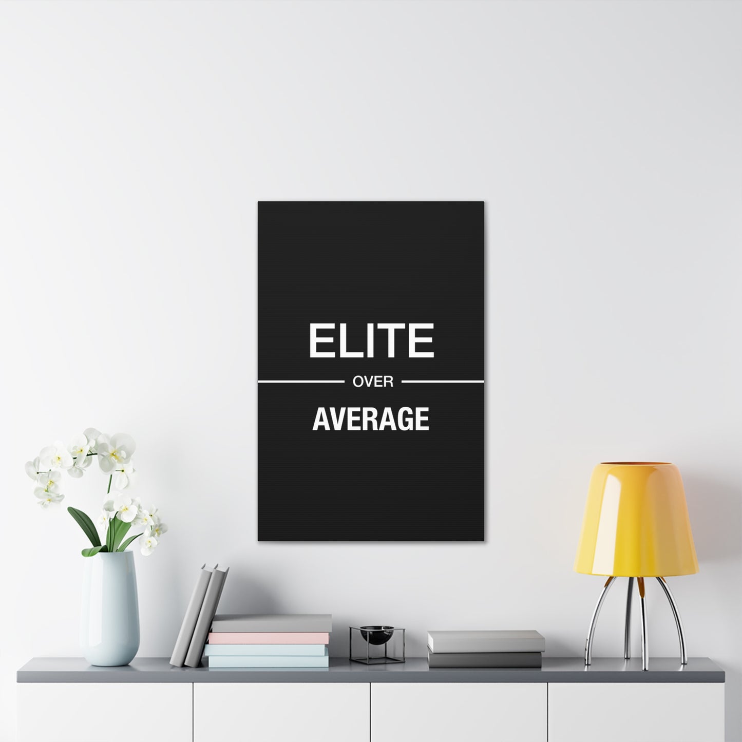 Elite Over Average - Canvas Stretched (0.75")