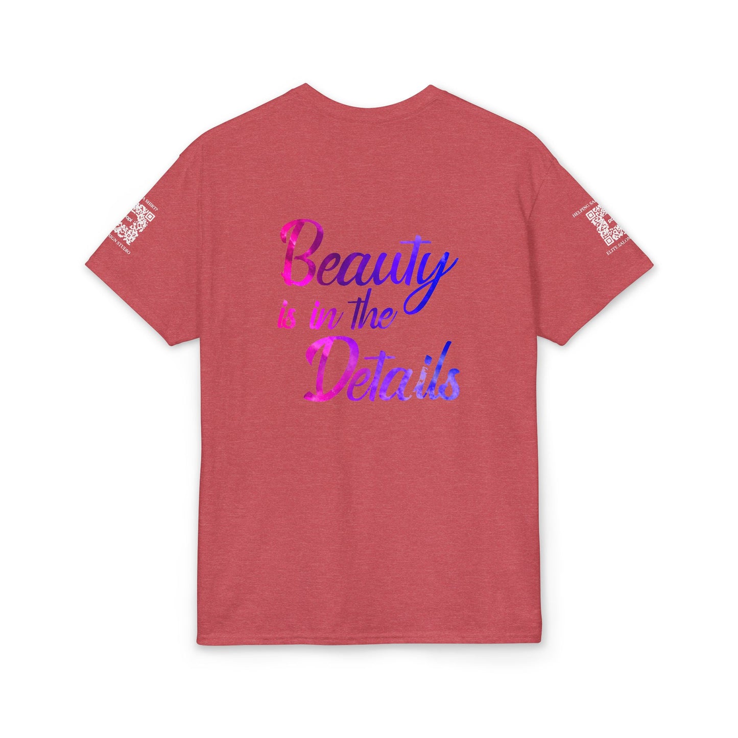 Elite Salon Services (Staff Tee) - Beauty Is In The Details T-Shirt (Colorway 2)