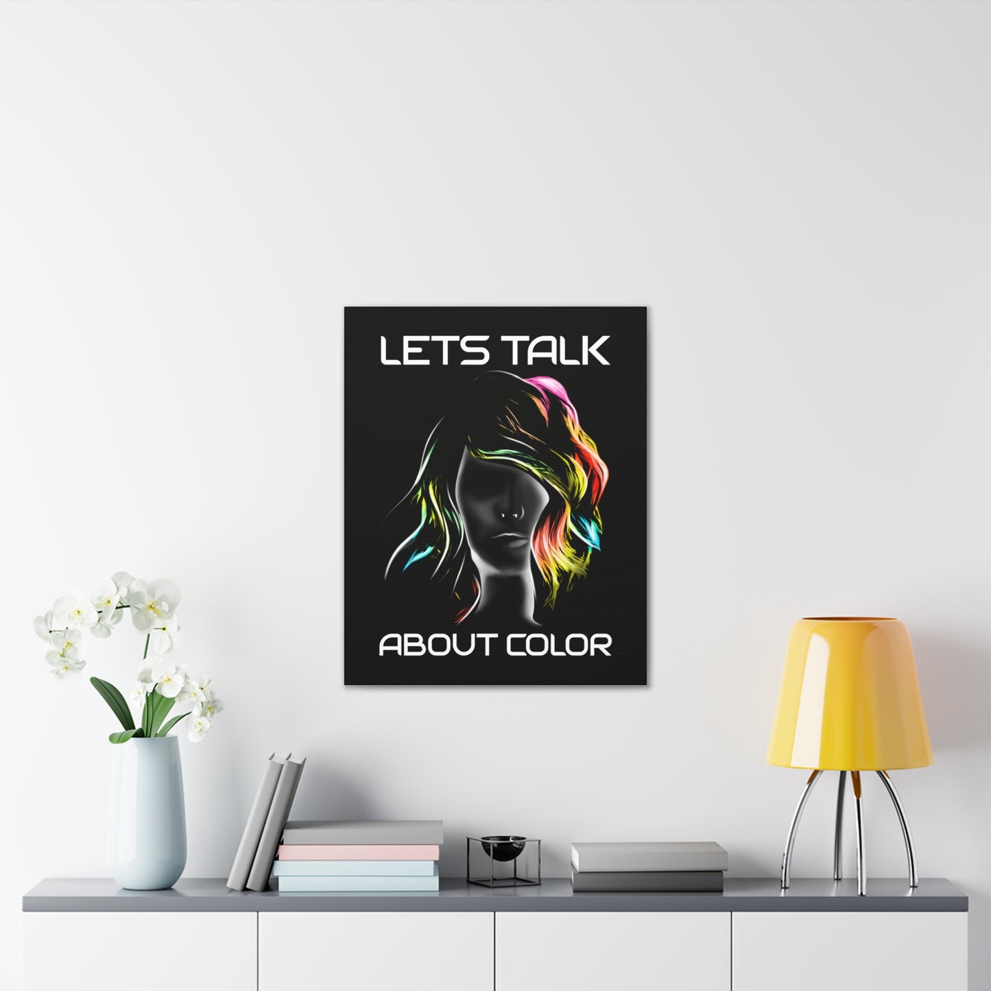 Lets Talk About Color - Canvas Stretched (0.75")