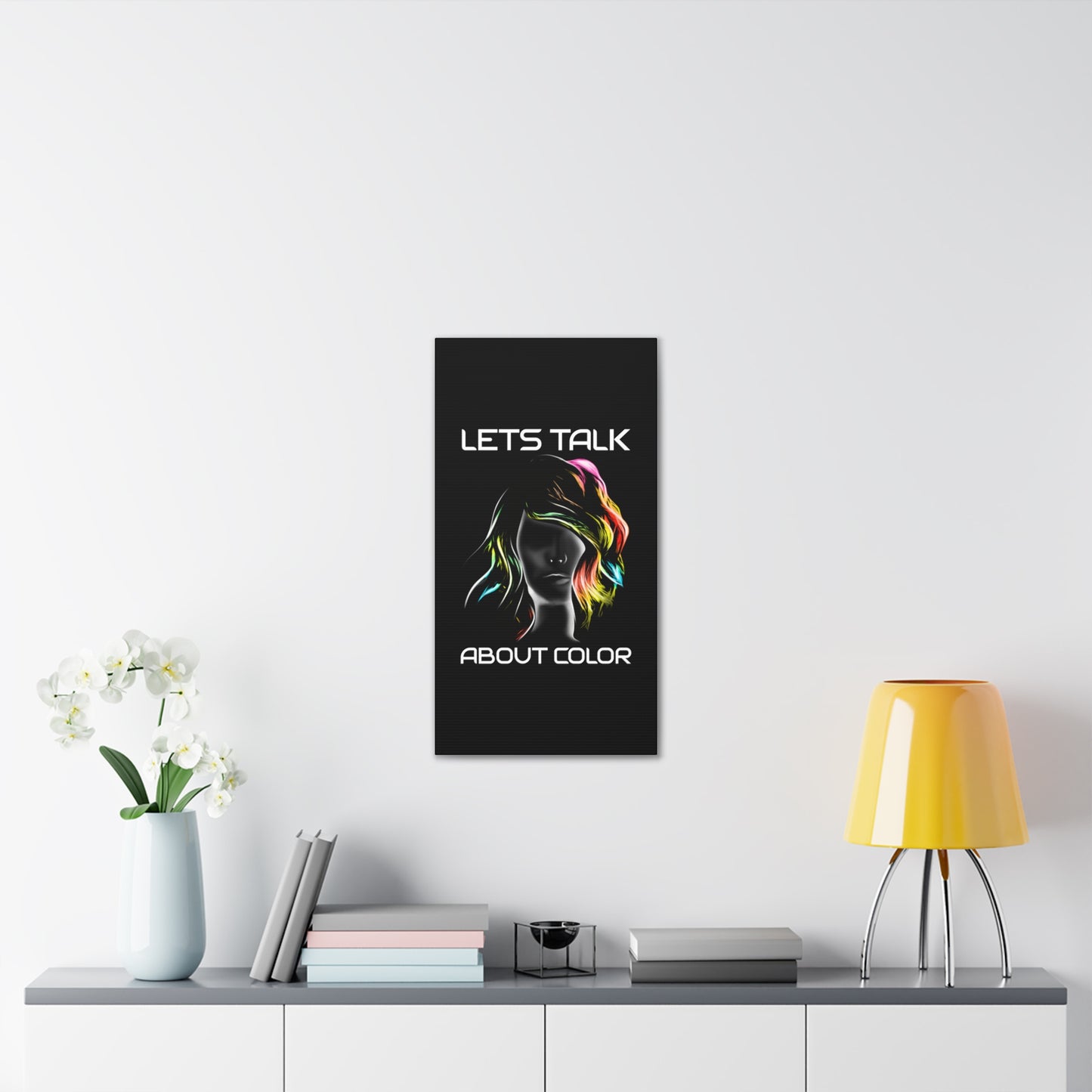 Lets Talk About Color - Canvas Stretched (0.75")