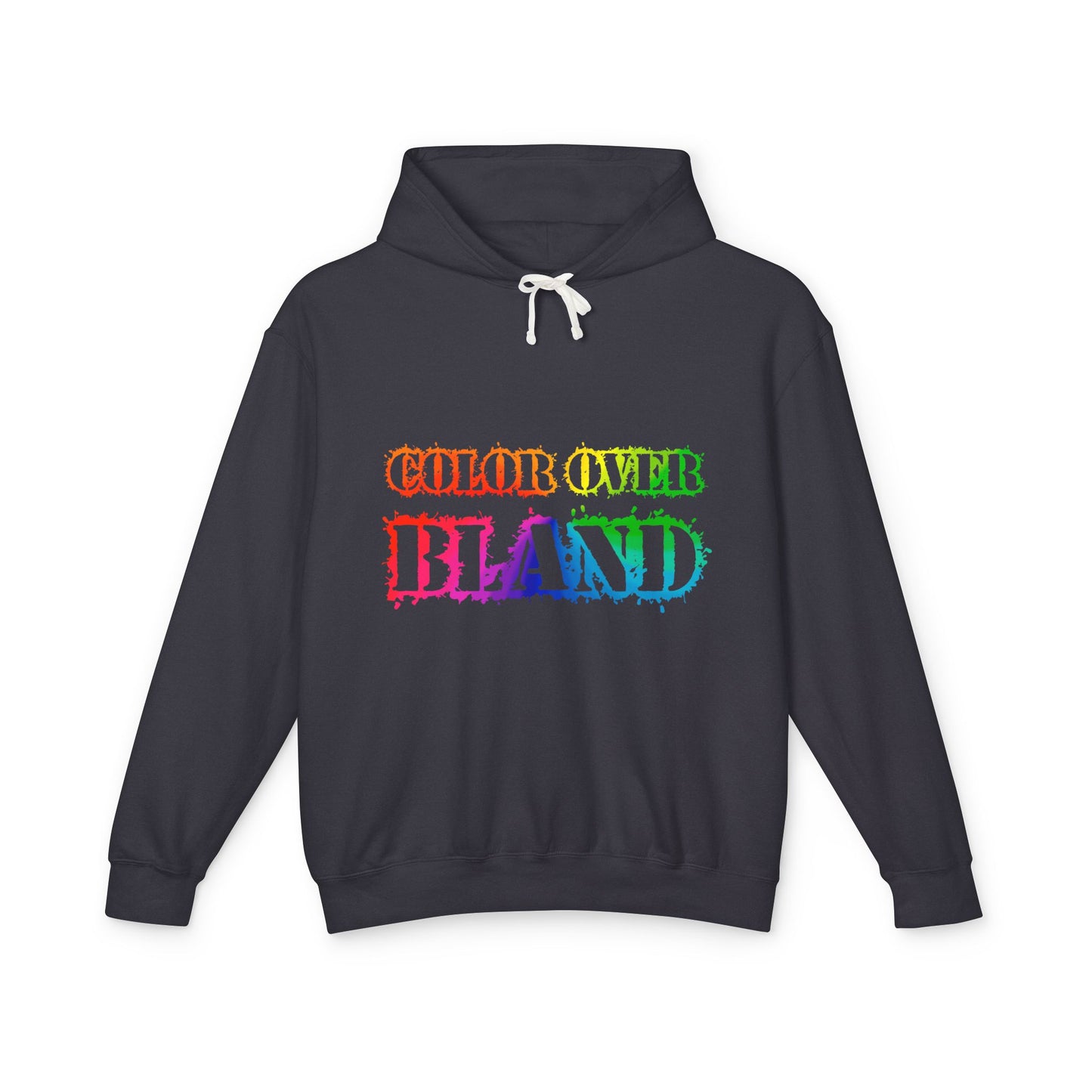 Color Over Bland (Colorway 1) Lightweight Hooded Sweatshirt