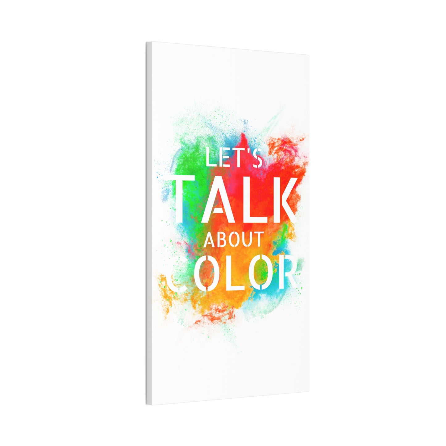 Lets Talk About Color 3 - Canvas Stretched (0.75")