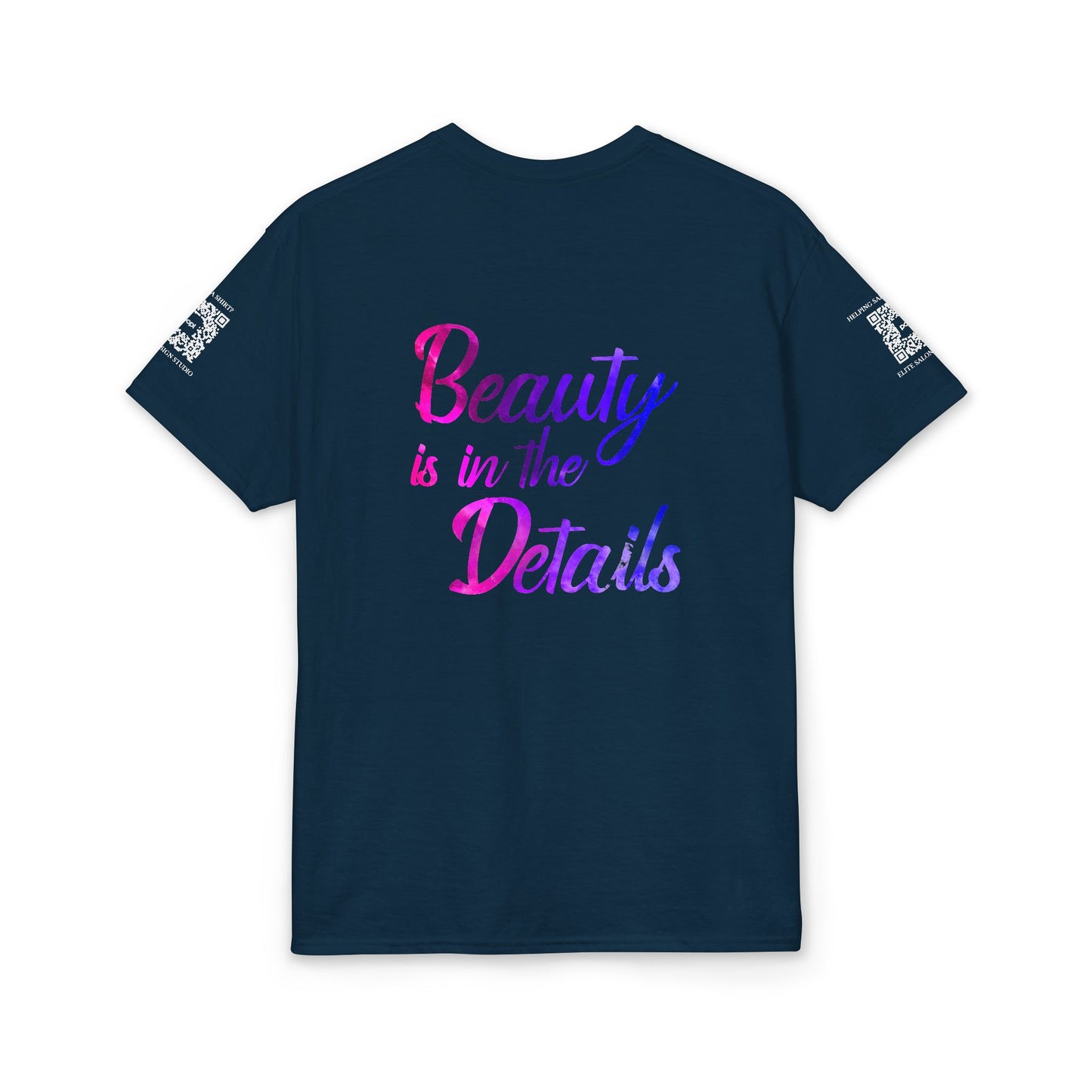 Elite Salon Services (Staff Tee) - Beauty Is In The Details T-Shirt (Colorway 2)