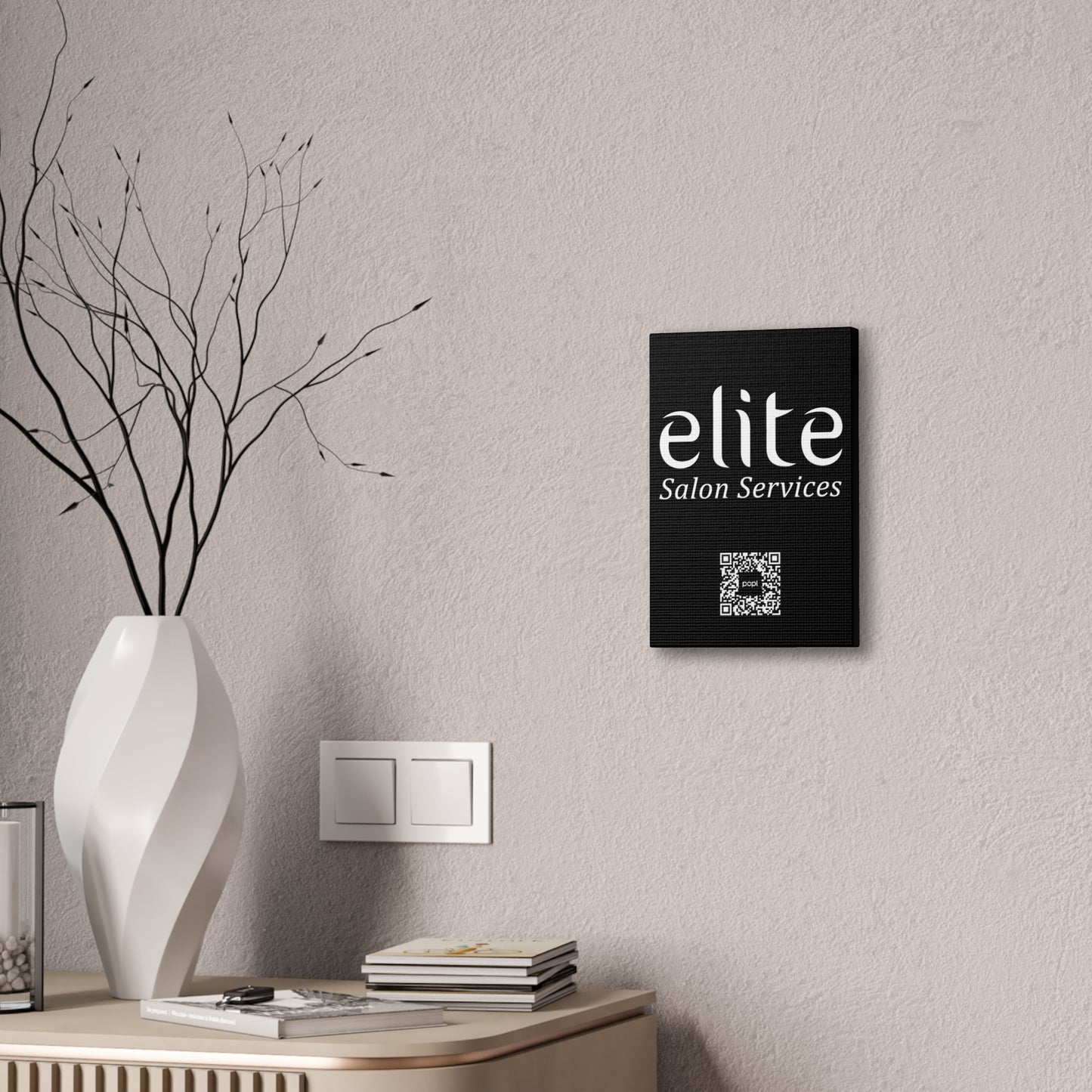 Elite Salon Services Custom - Canvas Stretched (0.75")