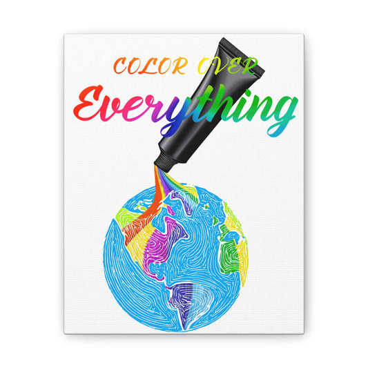 Color Over Everything - Canvas Stretched (0.75")