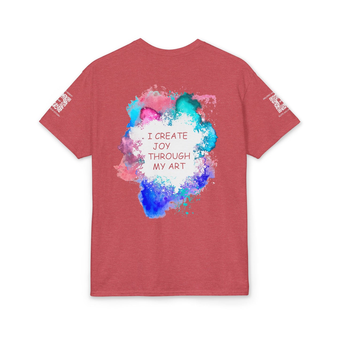 Elite Salon Services (Staff Tee) - I Create Joy Through My Art T-Shirt (Colorway 2)