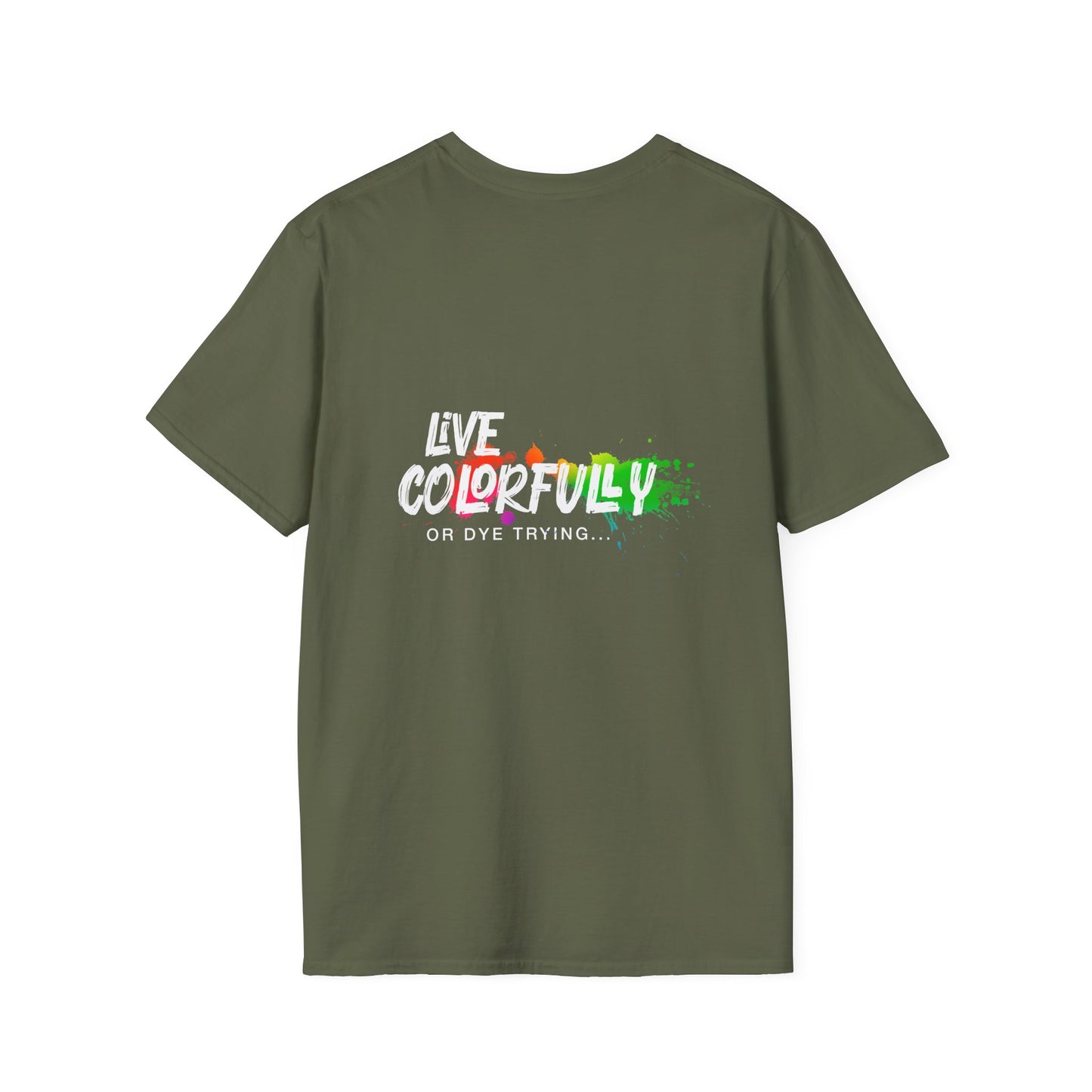 Elite Salon Services Custom (Men's Live Colorfully Or Dye Trying Tee 5)