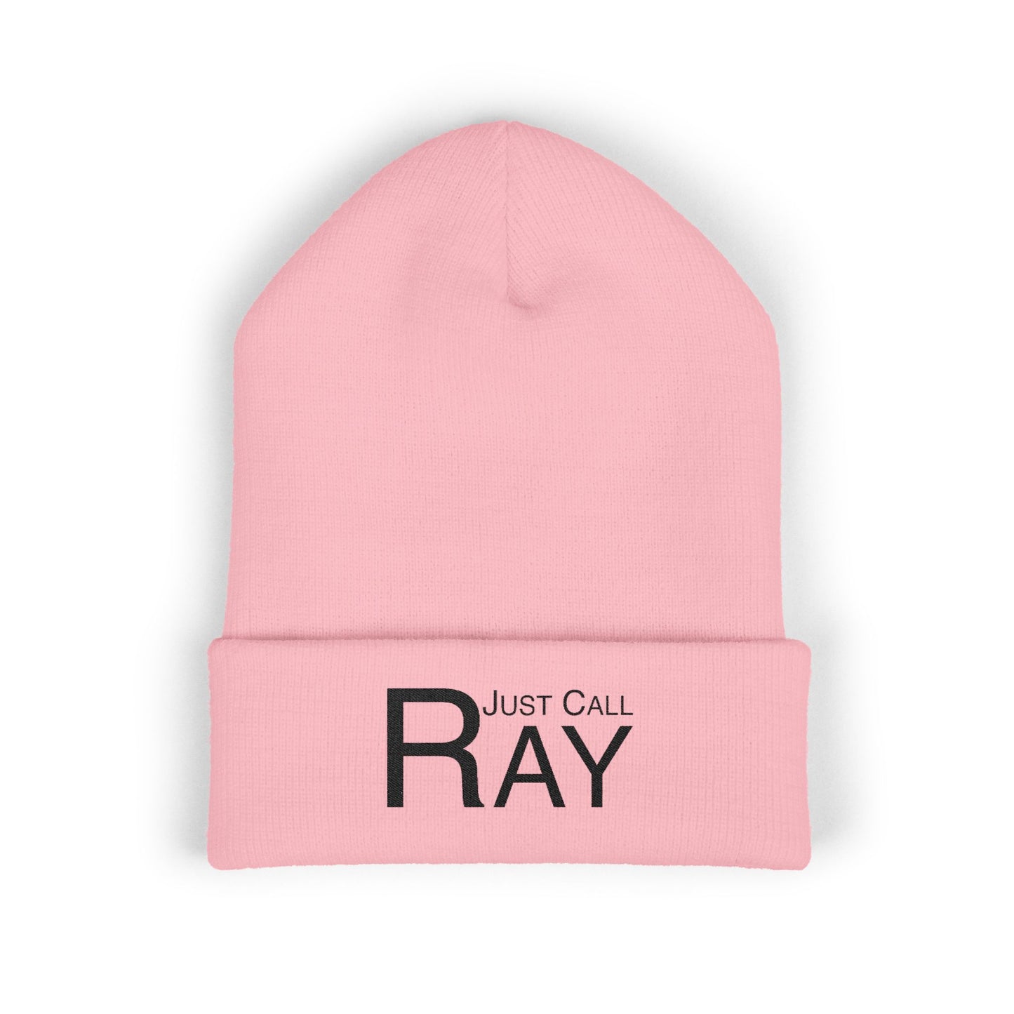 Embroidered 'Ray' Classic Cuffed Beanie — Cozy Winter Hat for Outdoor & Casual Wear