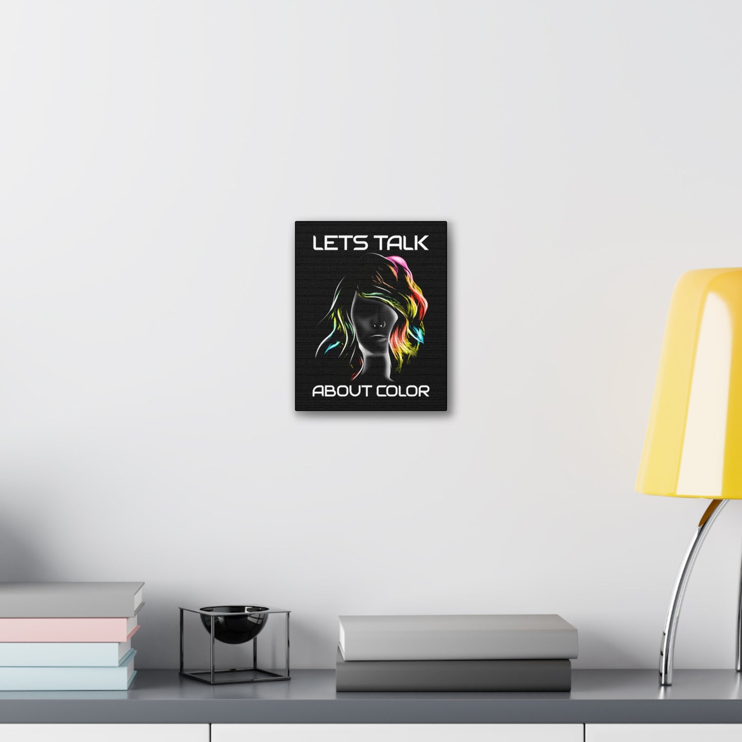 Lets Talk About Color - Canvas Stretched (0.75")
