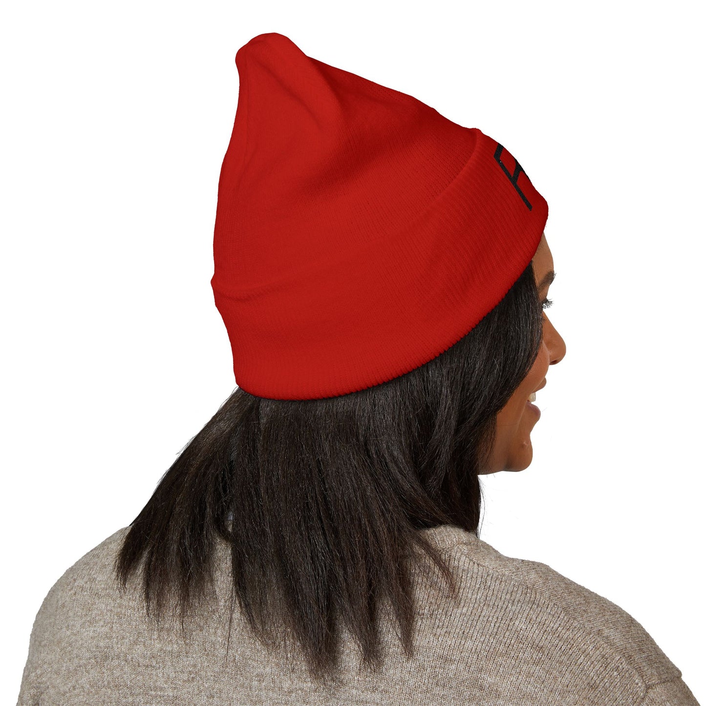 Embroidered 'Ray' Classic Cuffed Beanie — Cozy Winter Hat for Outdoor & Casual Wear