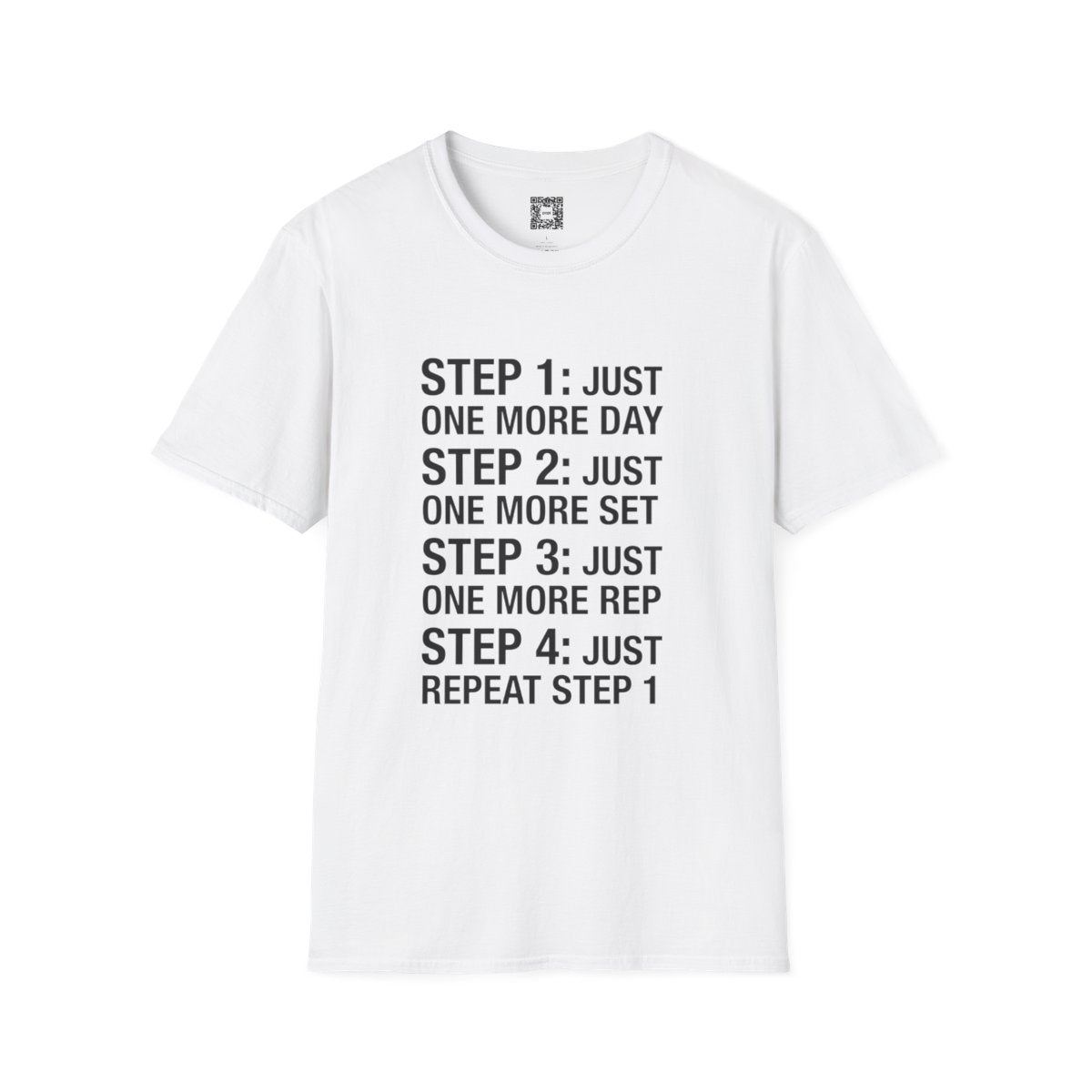 'Steps 1 - 4' Crew Neck Soft Style T-Shirt (Unisex)