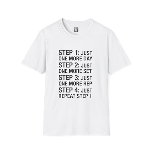 'Steps 1 - 4' Crew Neck Soft Style T-Shirt (Unisex)