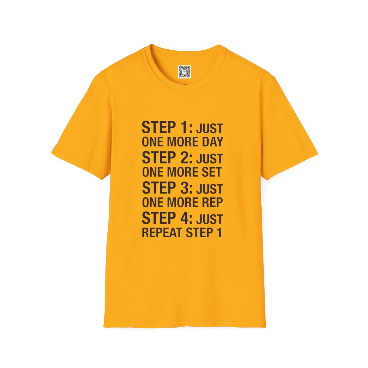 'Steps 1 - 4' Crew Neck Soft Style T-Shirt (Unisex)